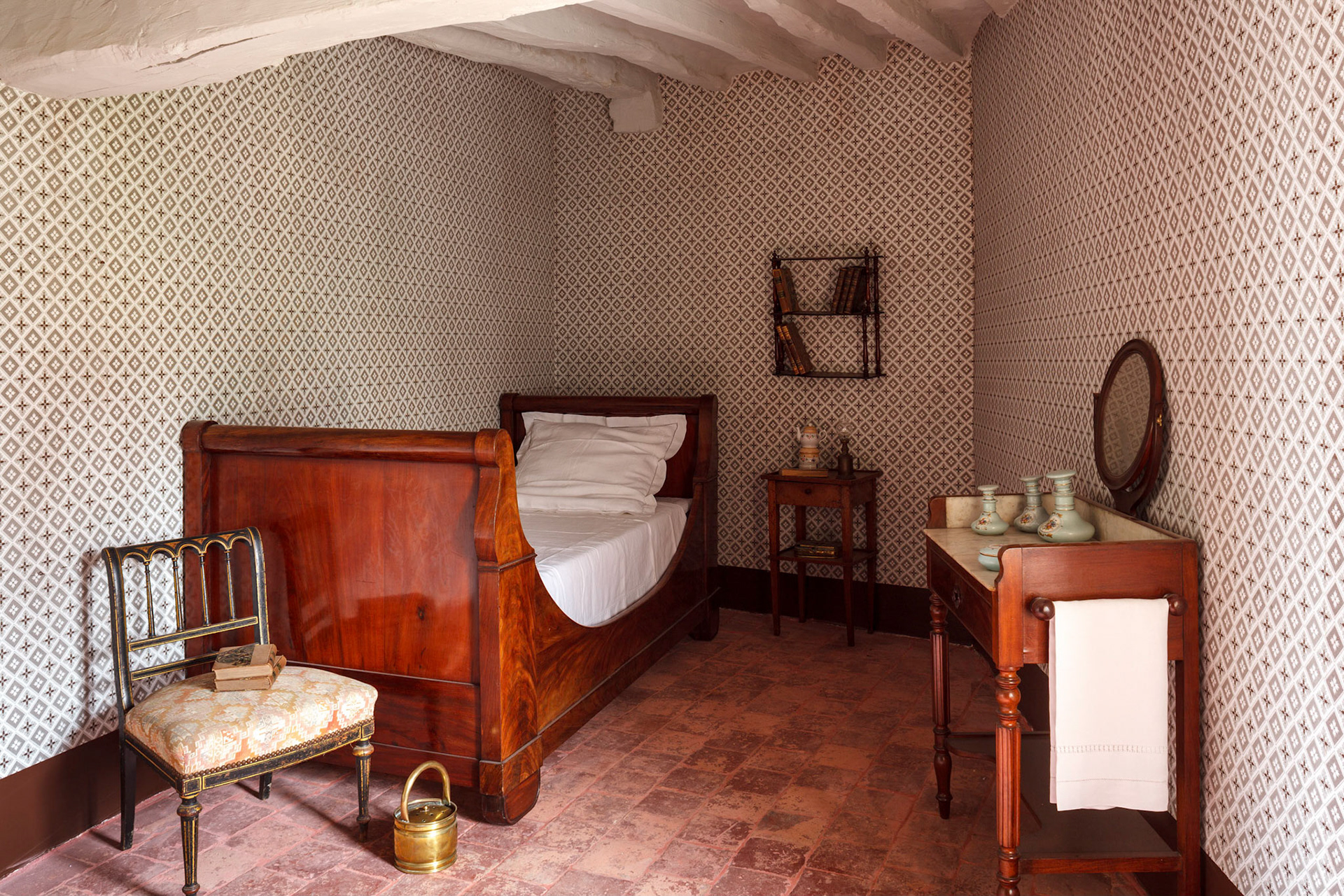 Maison de Colette, Chambre de Colette, Crédit photo Nicolas Castets