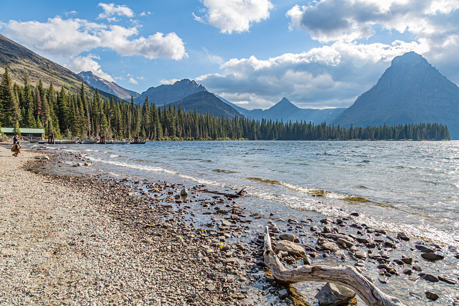 180828_249 Two Medicine Lake near Two Medicine General Store in Glacier National Park, Montana