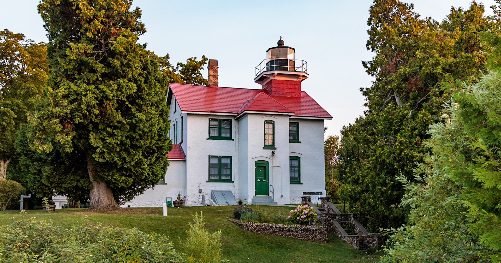 250814_018 Grand Traverse Lighthouse at the northern tip of the Leelanau Peninsula in Michigan