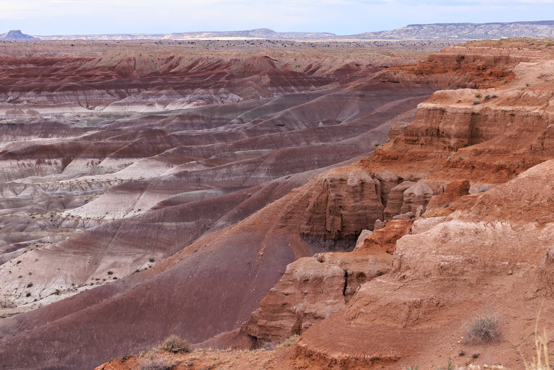 230411_263 Colorful deposits of the Chinle Formation exposed at Little Painted Desert County Park near Winslow, Arizona