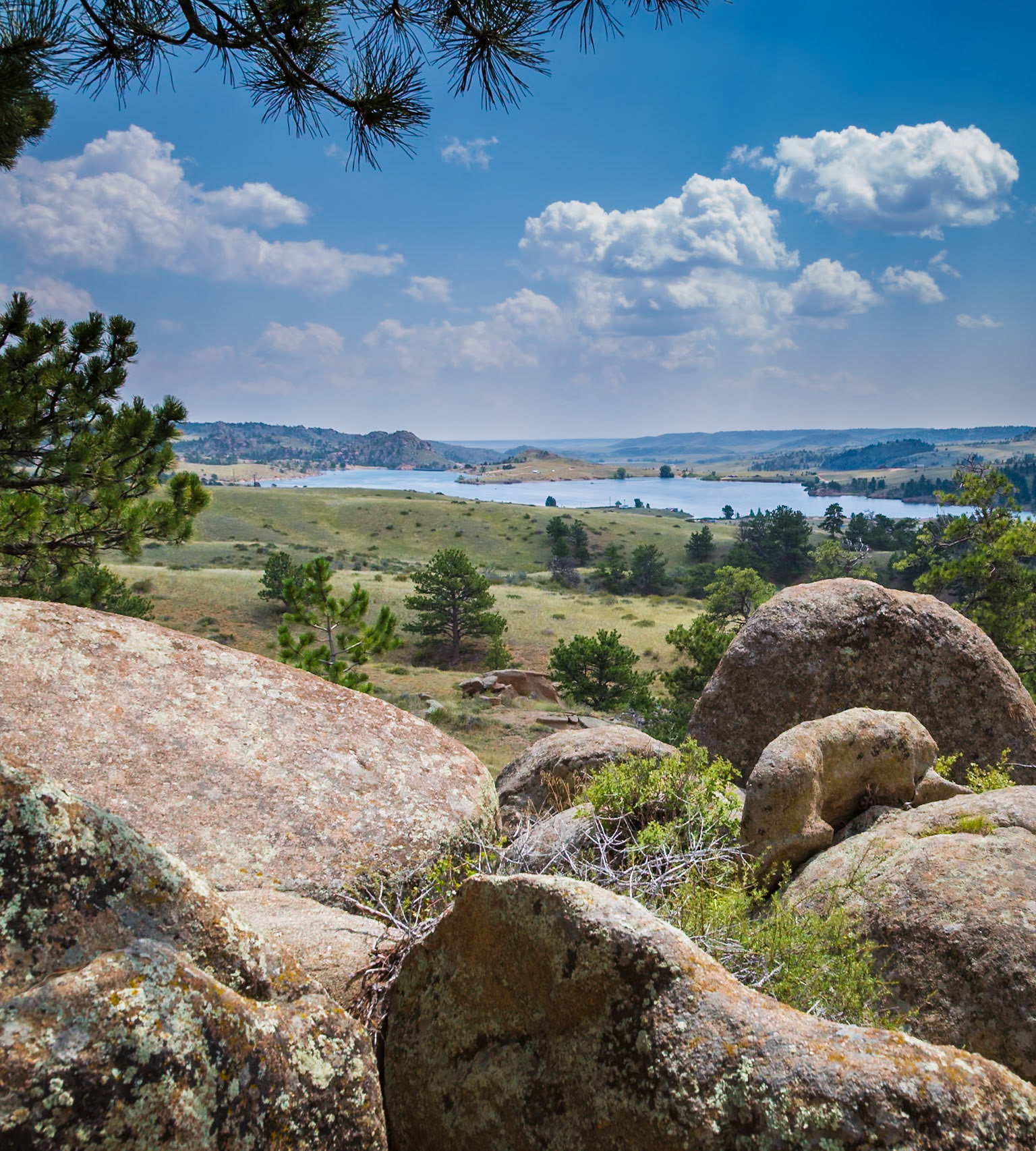 180807_024 Granite Springs Reservoir in Curt Gowdy State Park located between Cheyenne and Laramie, Wyoming