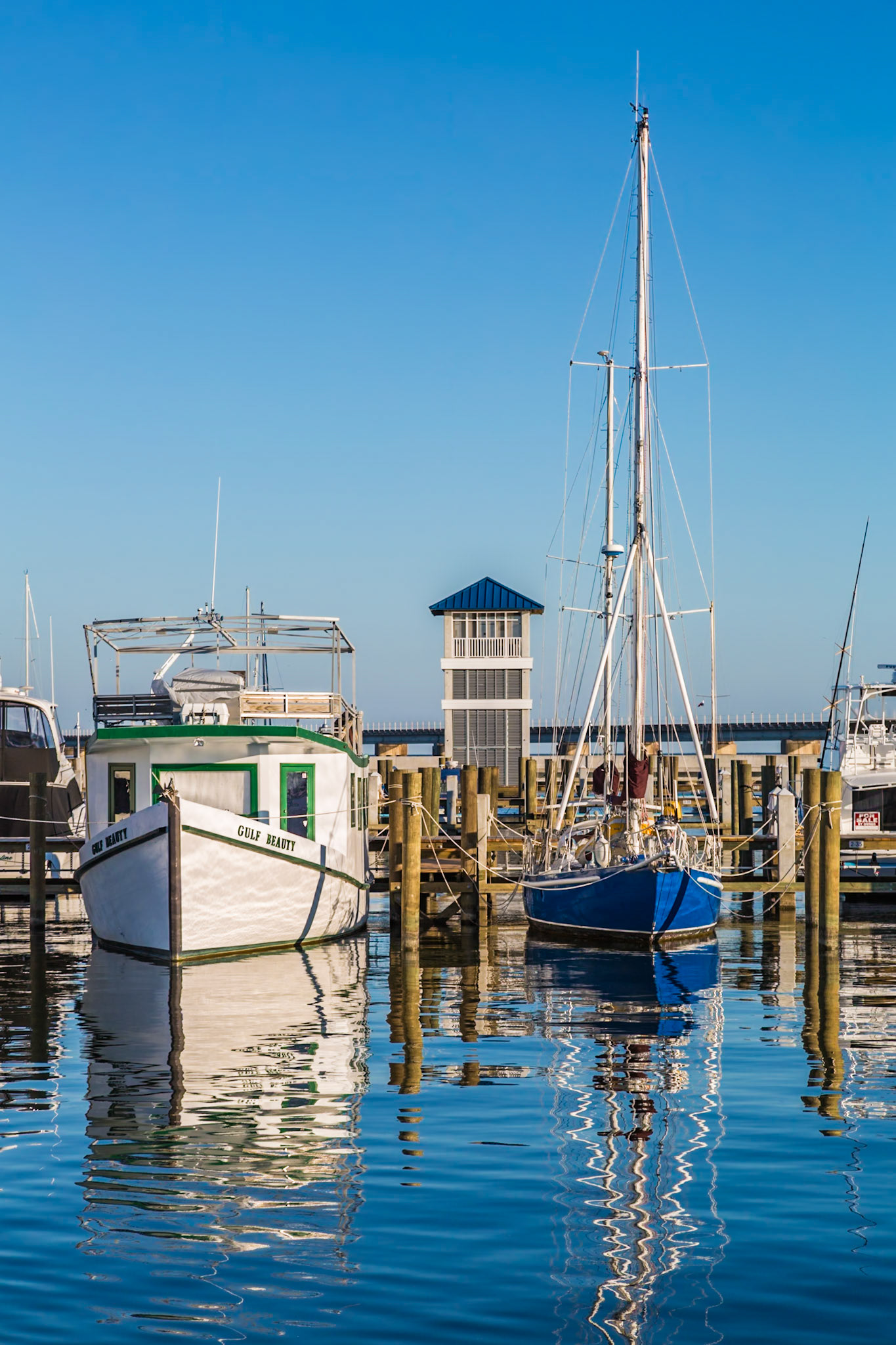 141119_007 Boats in the marina at Bay St. Louis, Mississippi, USA