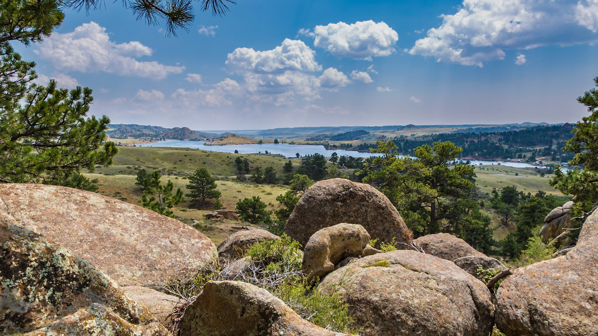 180807_024 Granite Springs Reservoir in Curt Gowdy State Park located between Cheyenne and Laramie, Wyoming