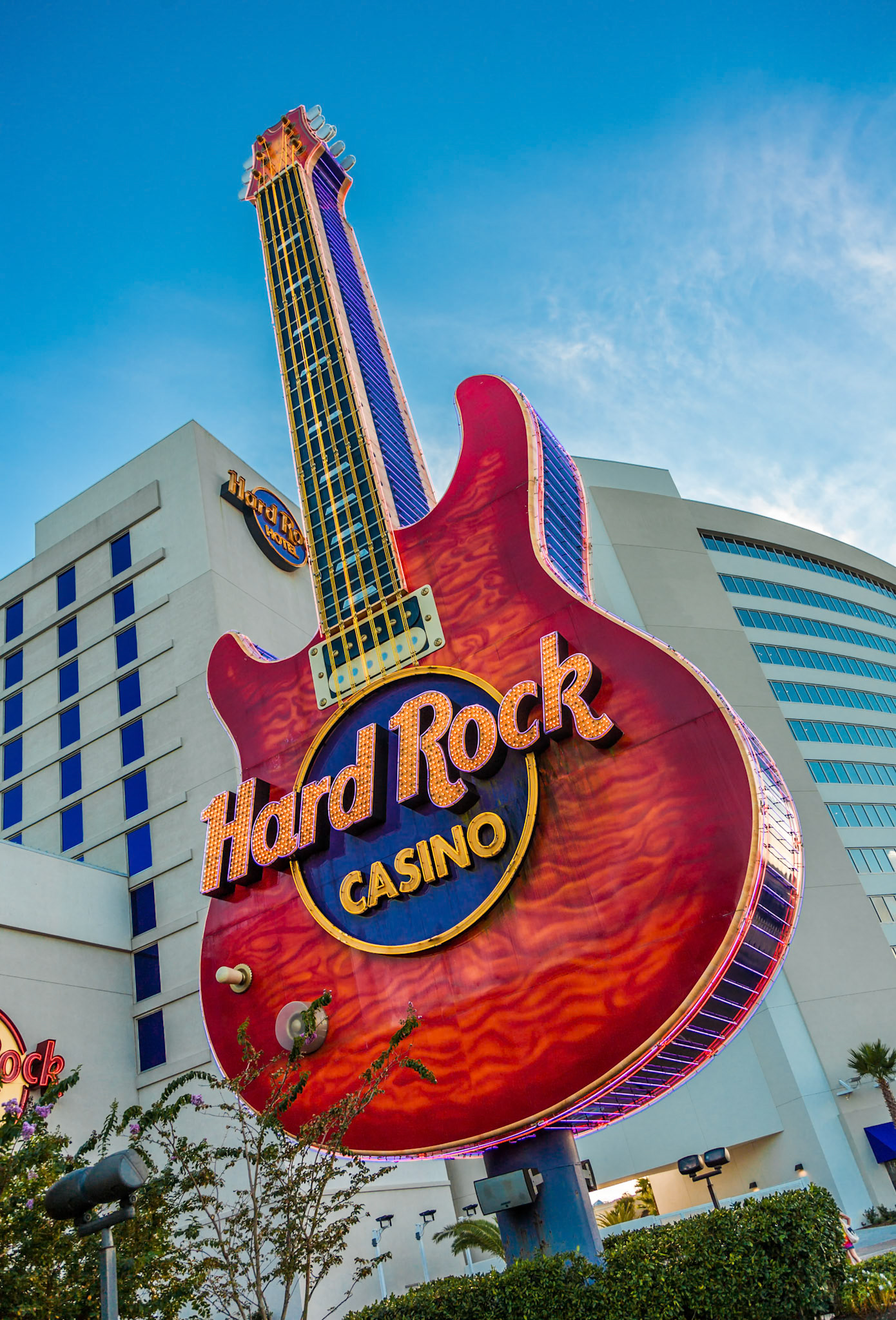 141011_033 Iconic guitar sign at the Hard Rock Hotel and Casino in Biloxi, Mississippi