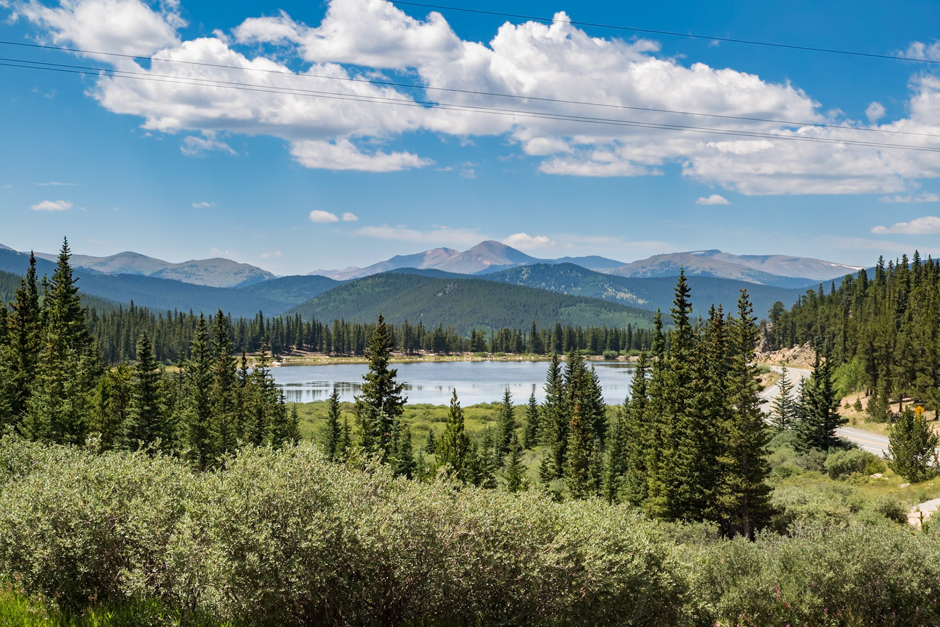 180731_032 Echo Lake along Mount Evans Road in the mountains north of Mount Evans in Colorado