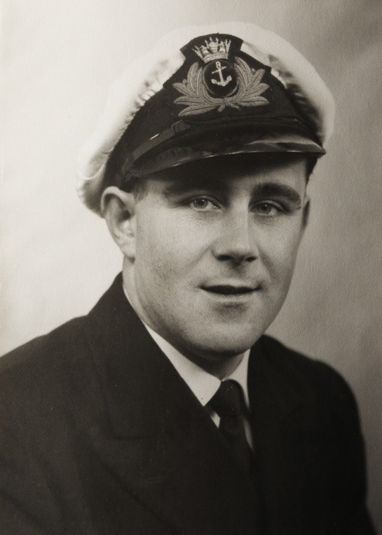 Angus in his merchant navy uniform