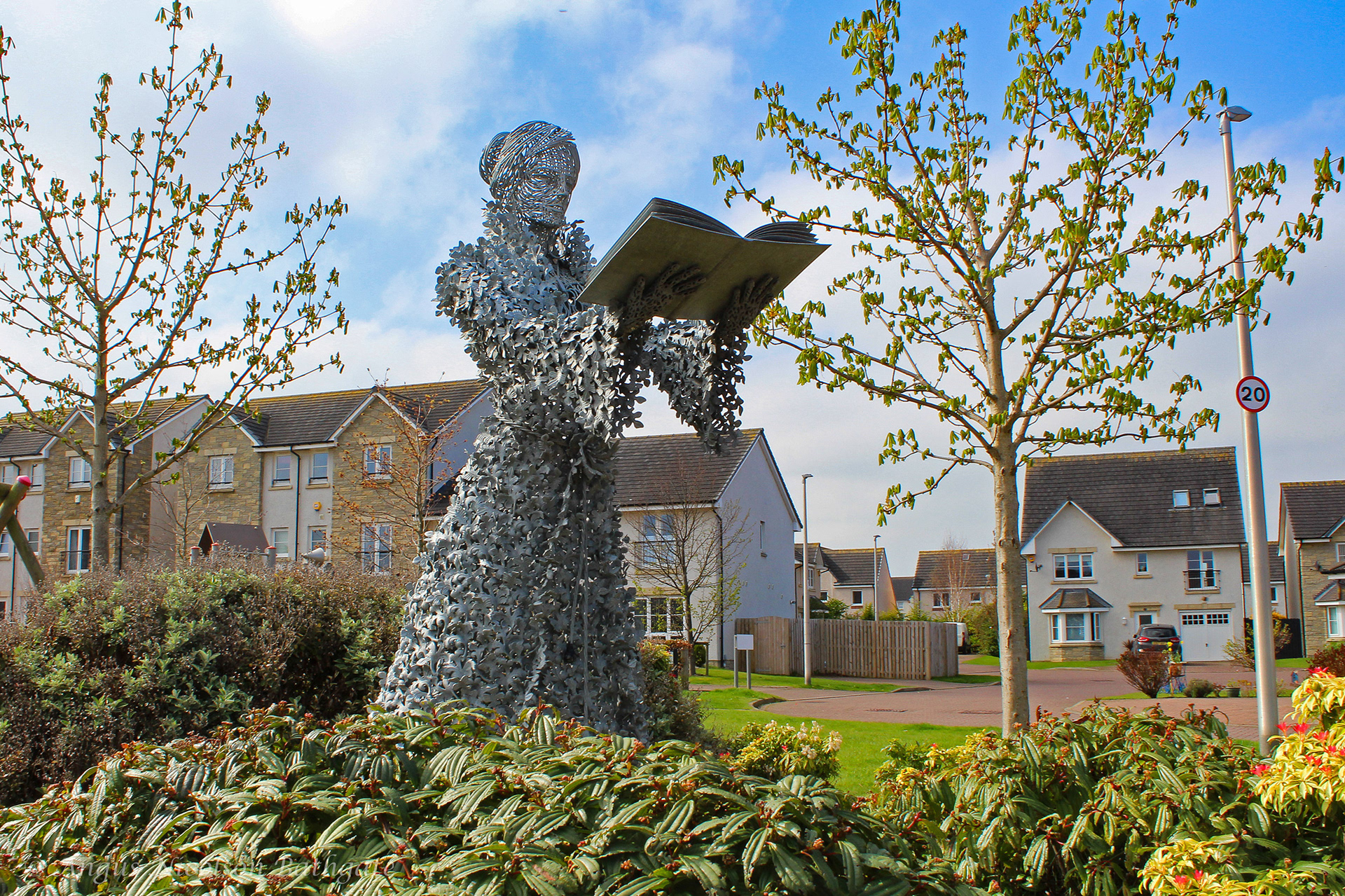 ‘Athena’ - a monument honouring those executed for witchcraft in the 16th century
