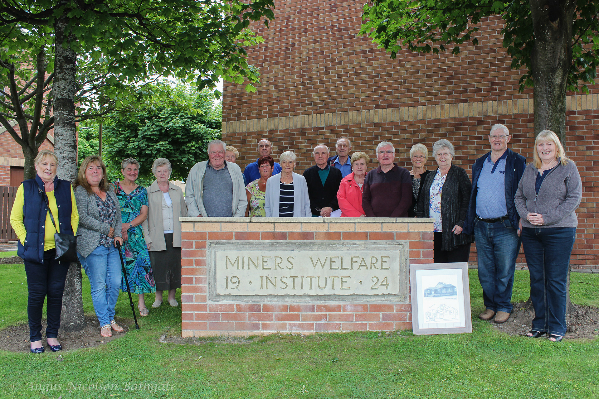 The ‘Miners’ Stone’ returns to its original location, where the Miners' Welfare Institute once stood