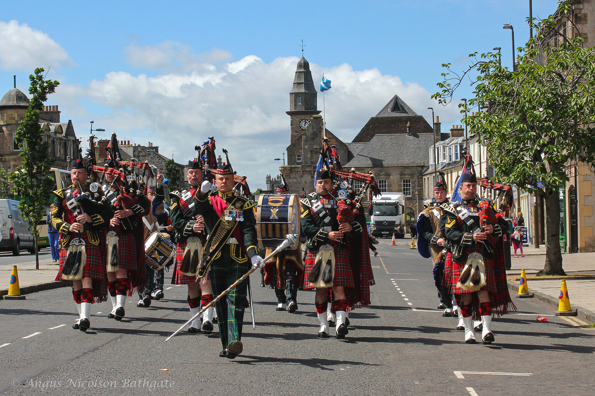 Pipers from the Royal Regiment of Scotland