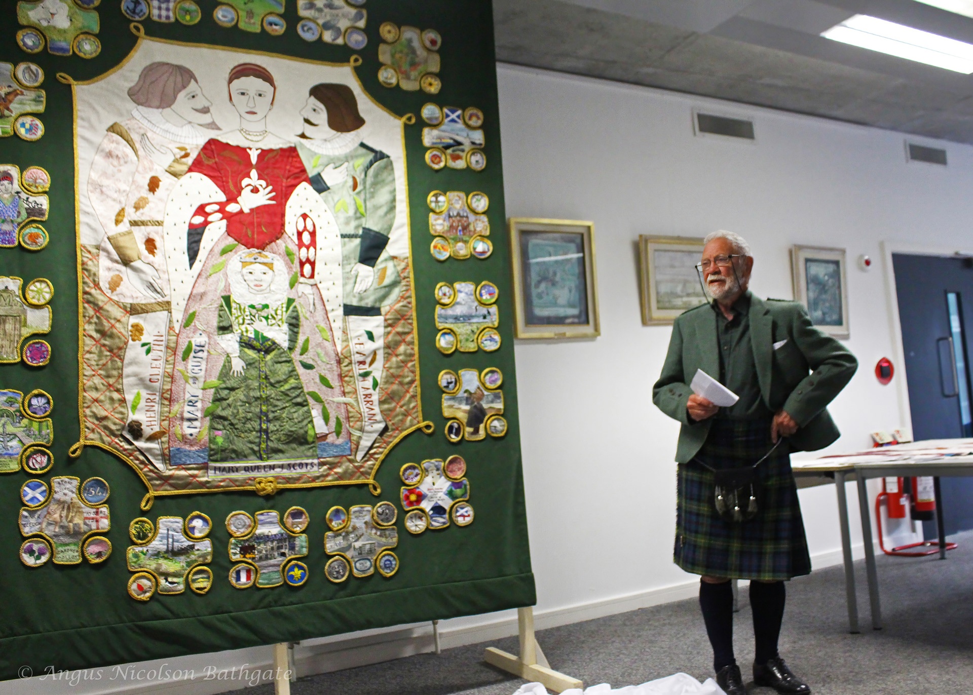 Unveiling of the Musselburgh Tapestry, Queen Margaret University