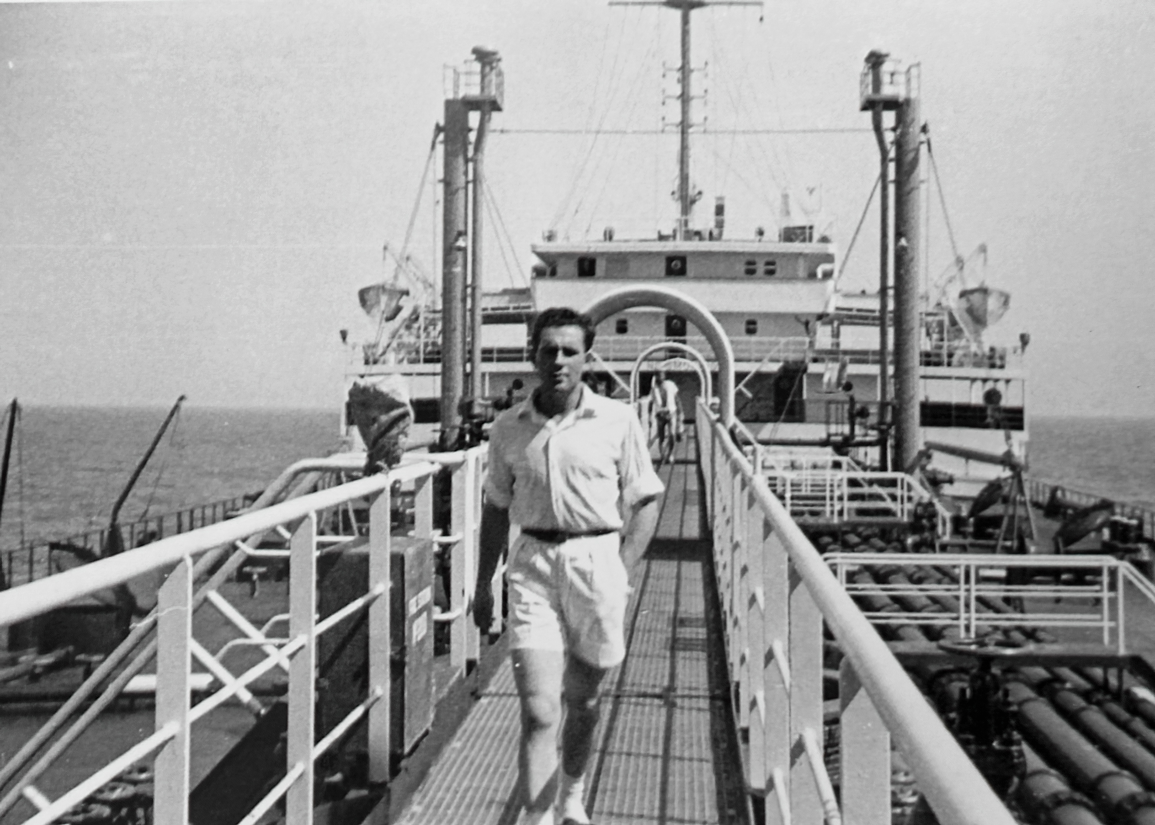 On board the oil tanker ‘Esso Dublin'
