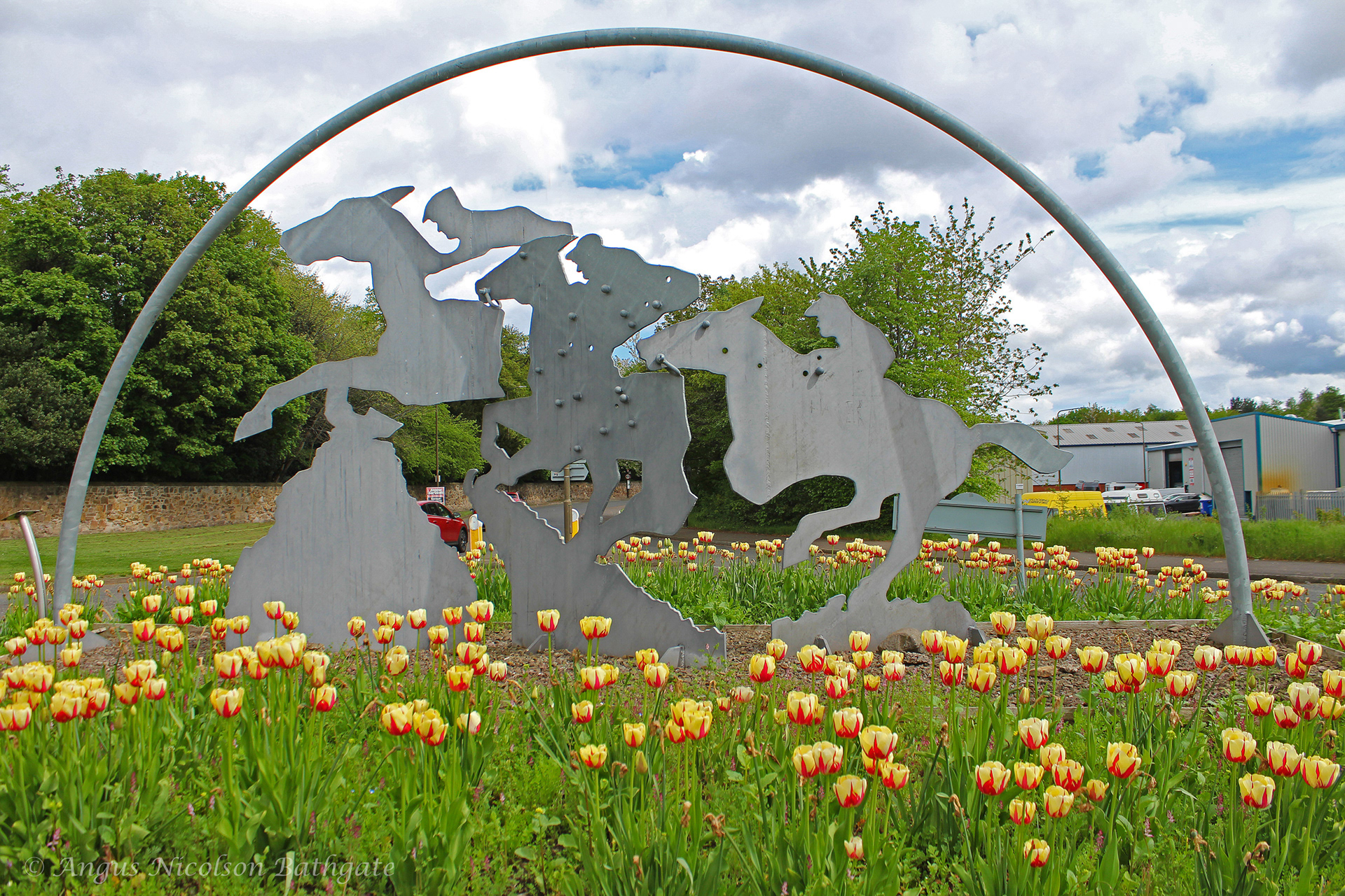 Racehorse Sculpture, Newhailes