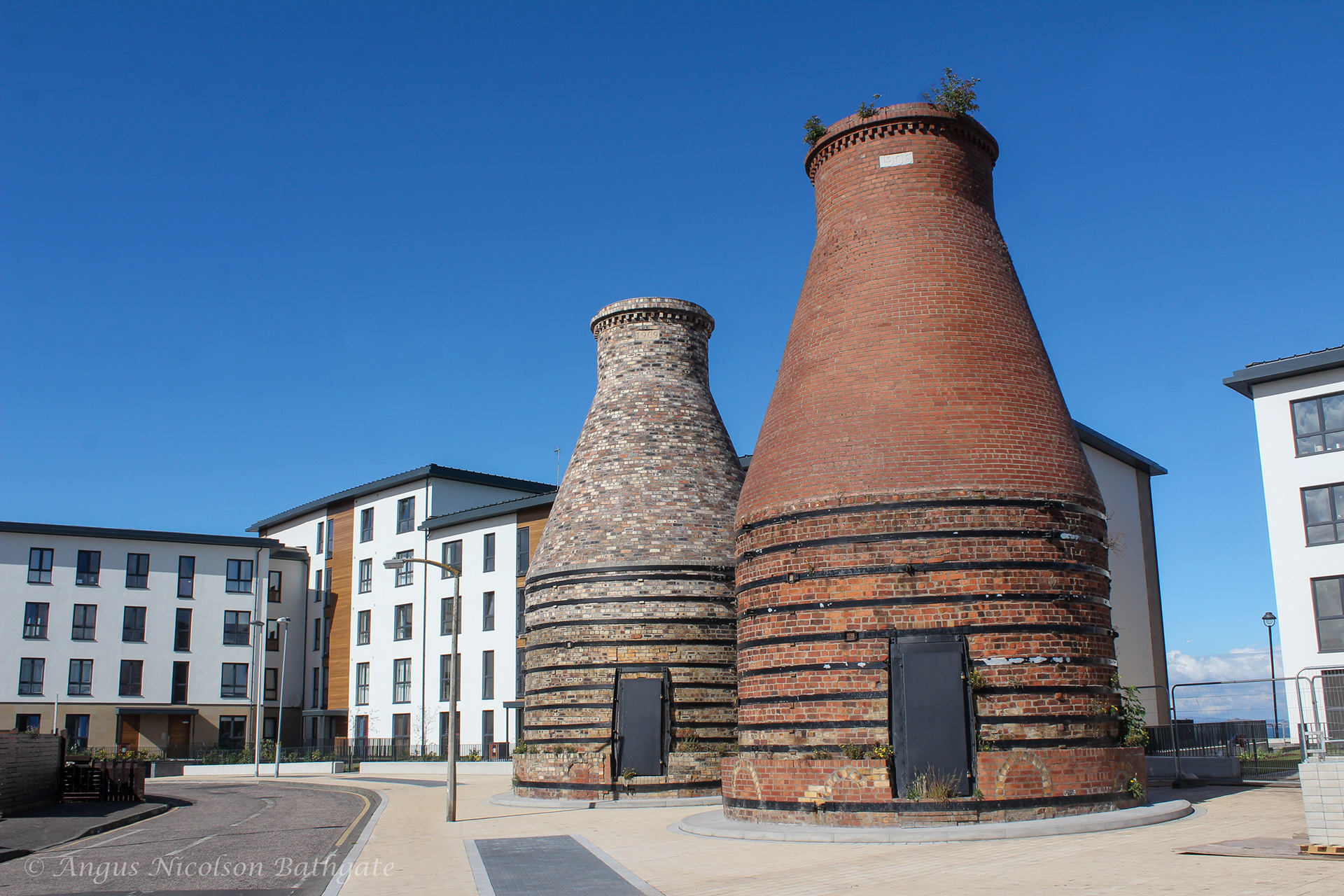 Bottle-shaped kilns in Portobello, the last remaining in Scotland
