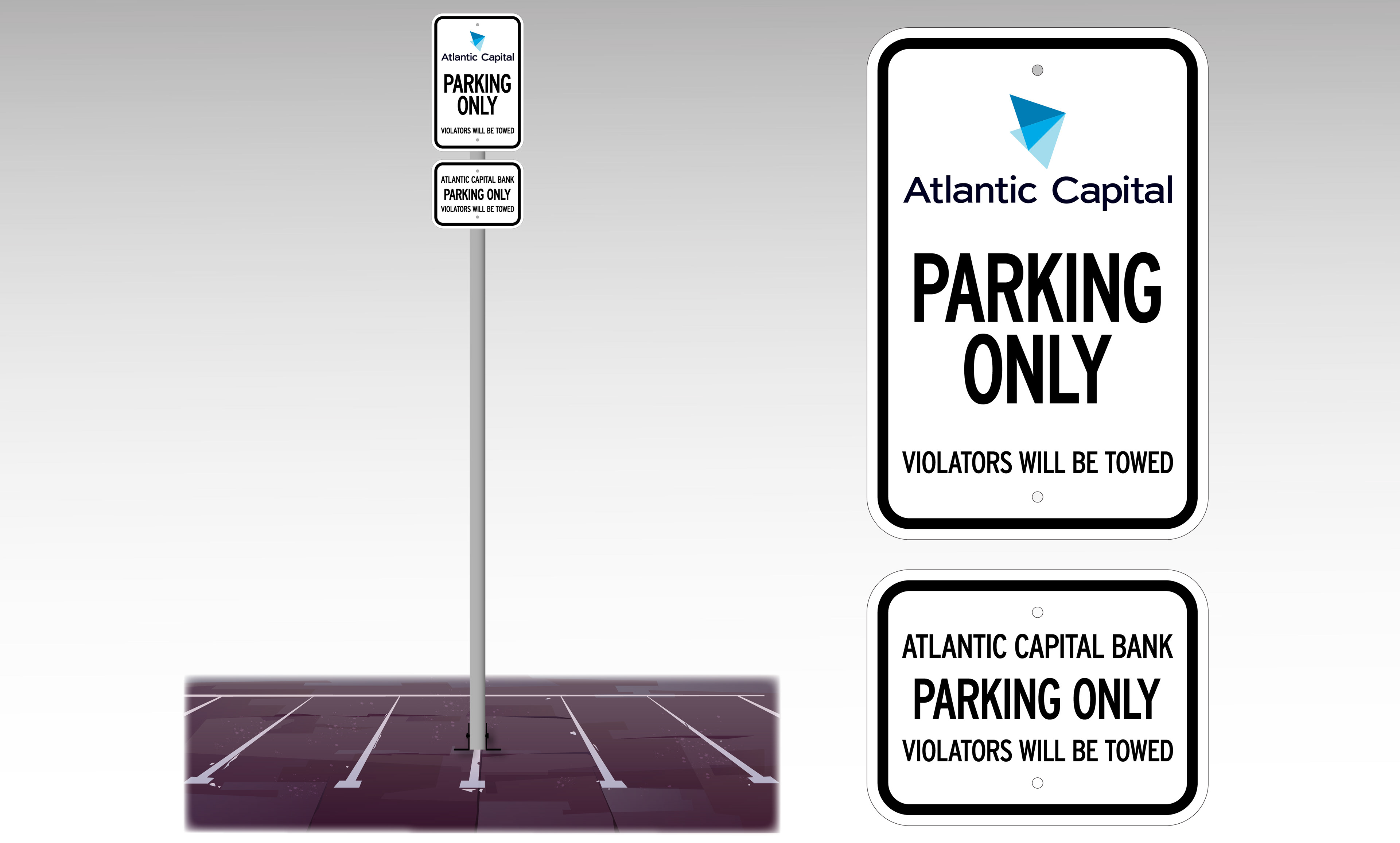 Atlanta Capital Bank - Parking Signs