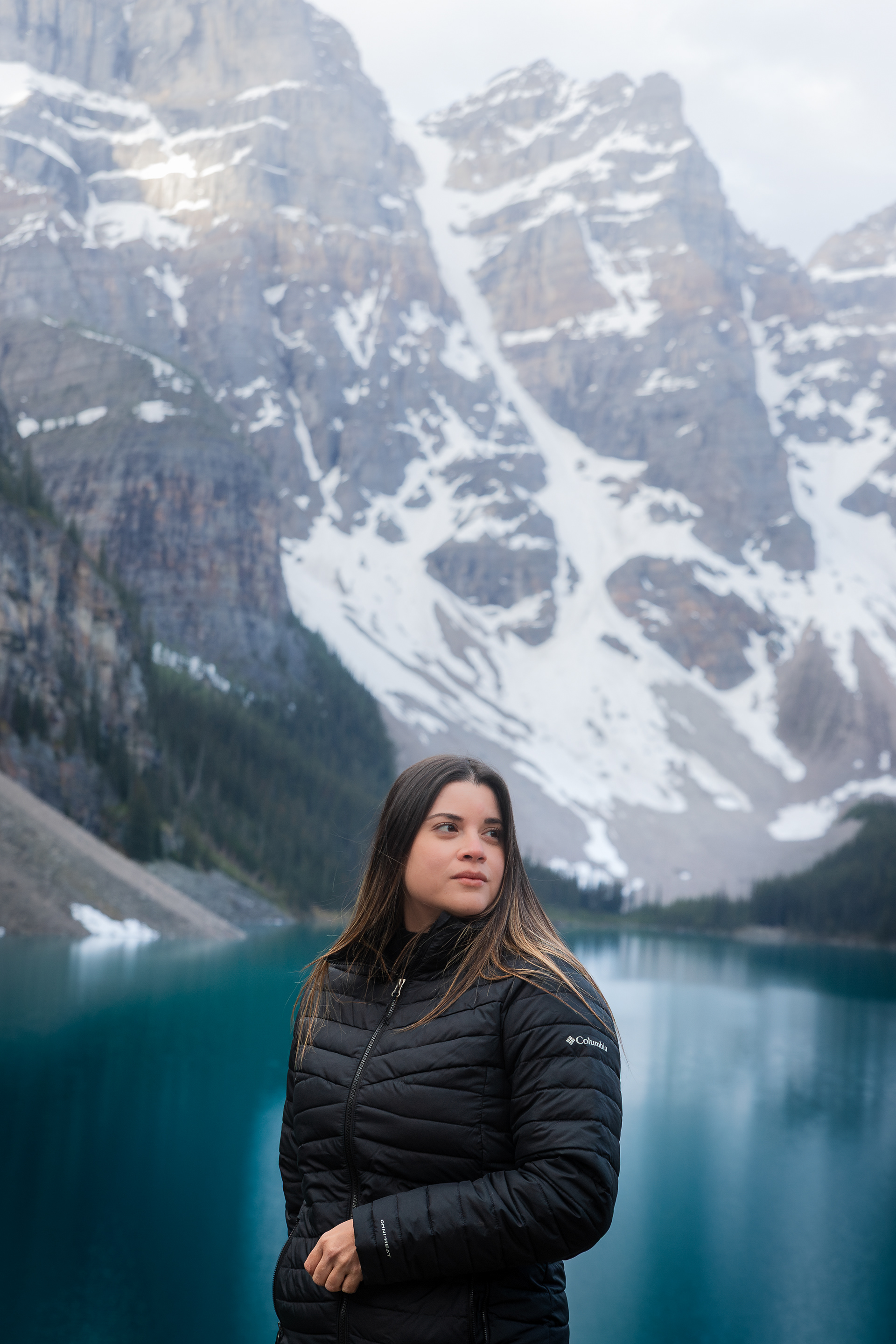 Portrait shot in Lake Moraine