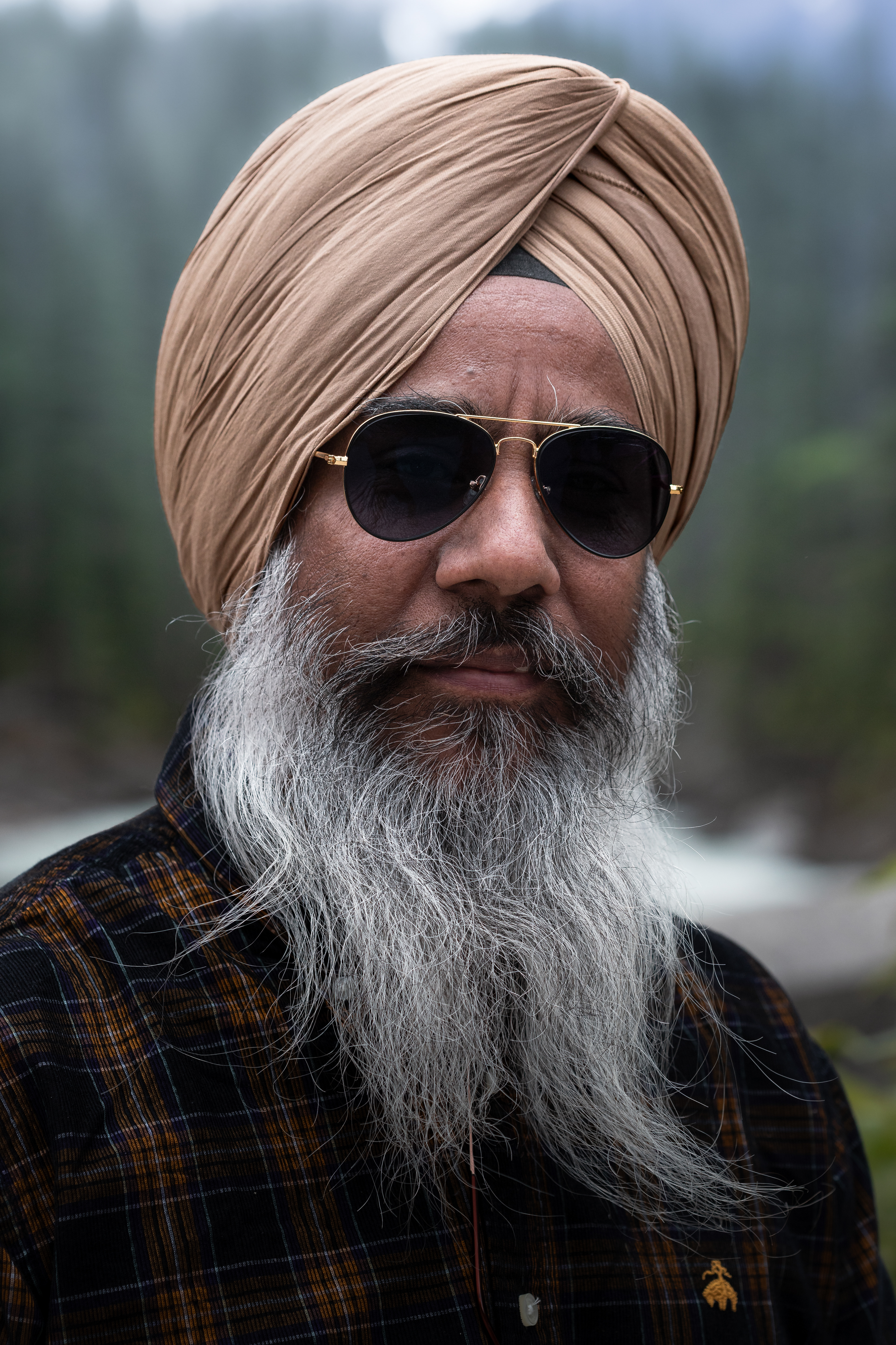 Portrait of Indian man
