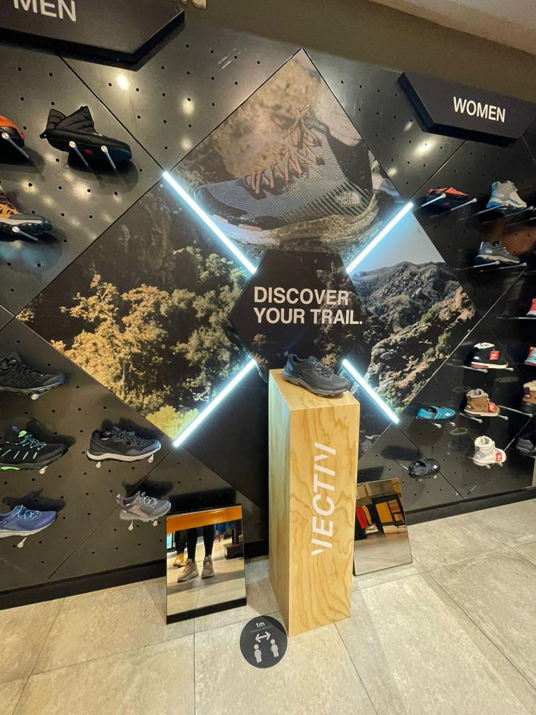 Instore, Campaña Discover your trail, The north face