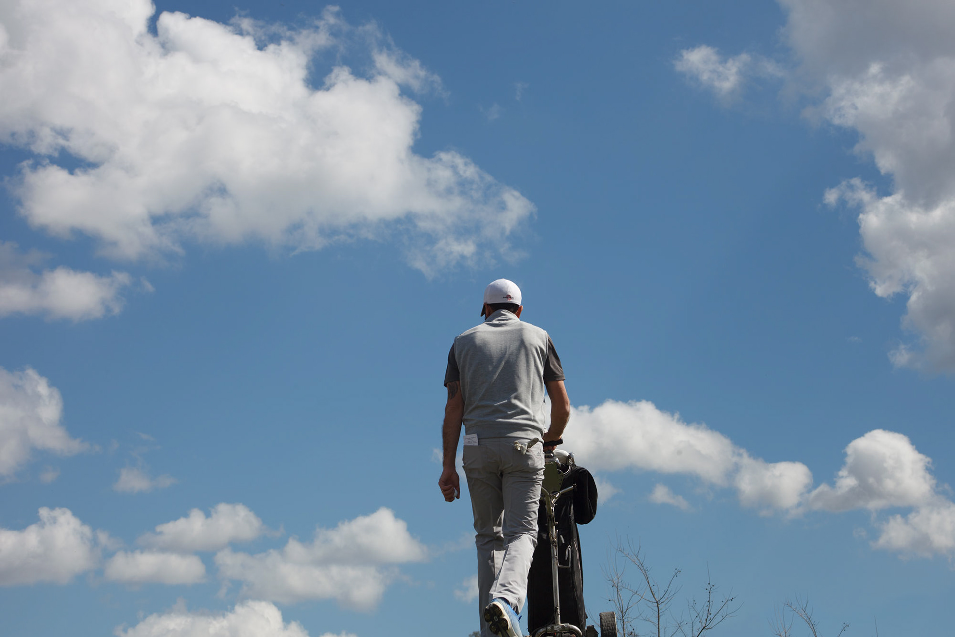 Golf Player at Abama Golf, Tenerife