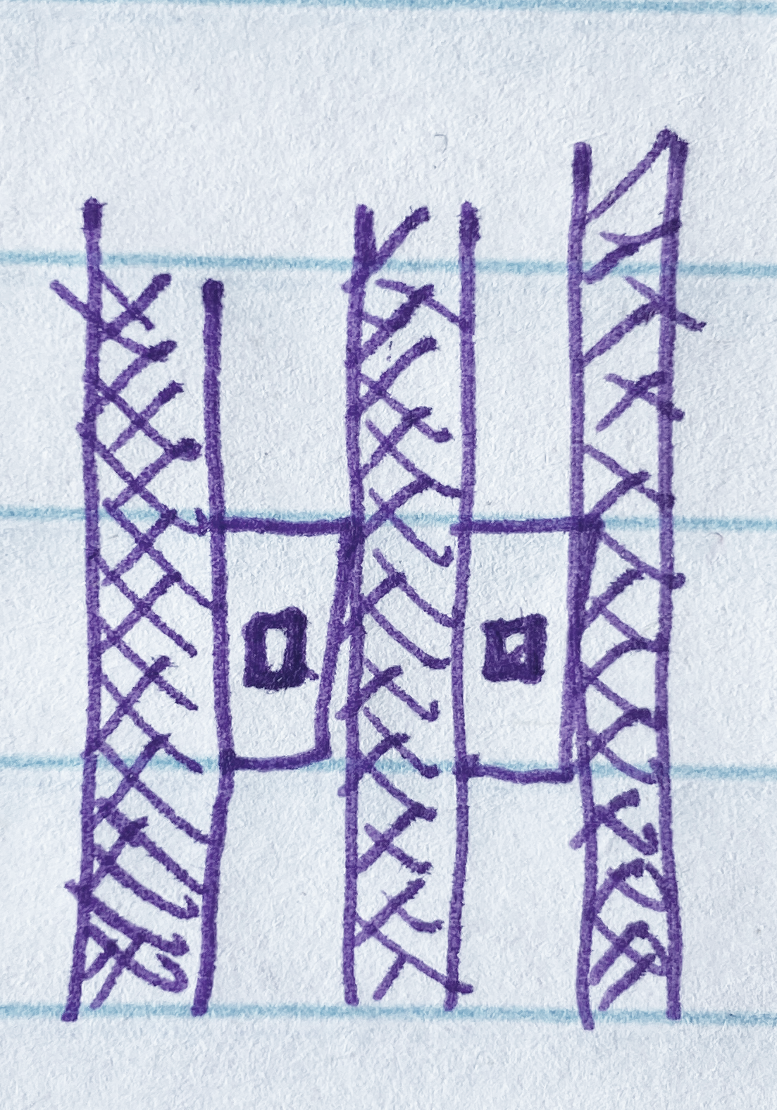 cross section of the frame