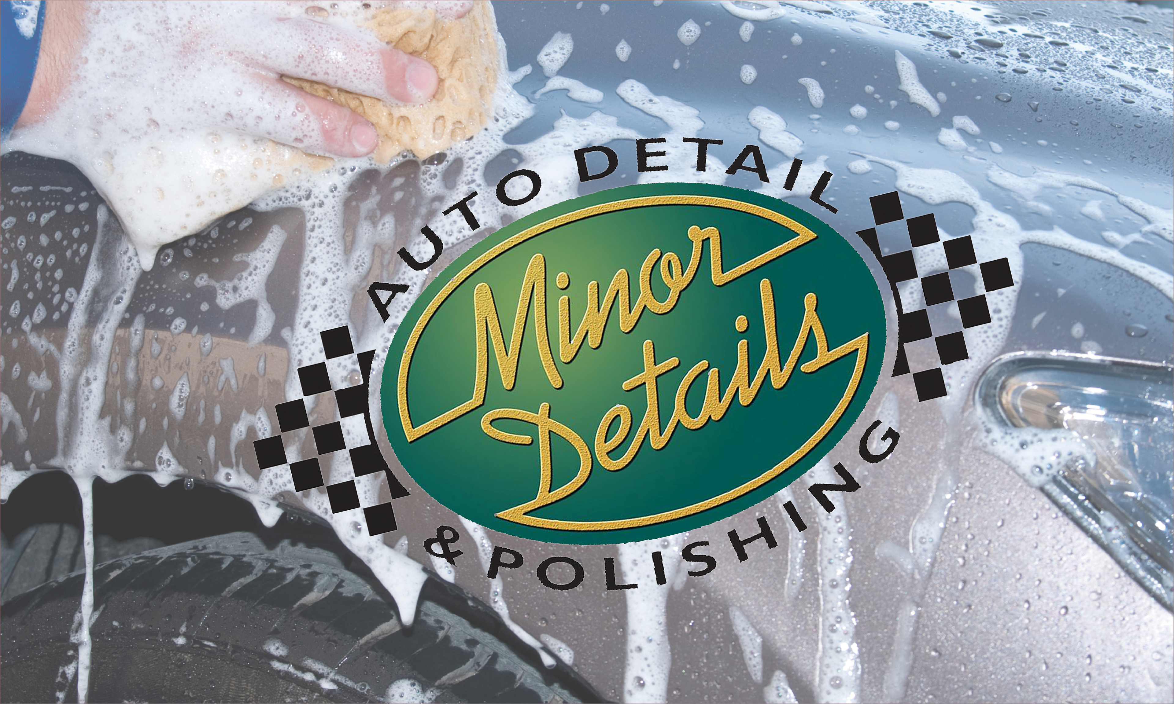 Logo for my son and his friend's start up hand car wash, some thirty years ago.