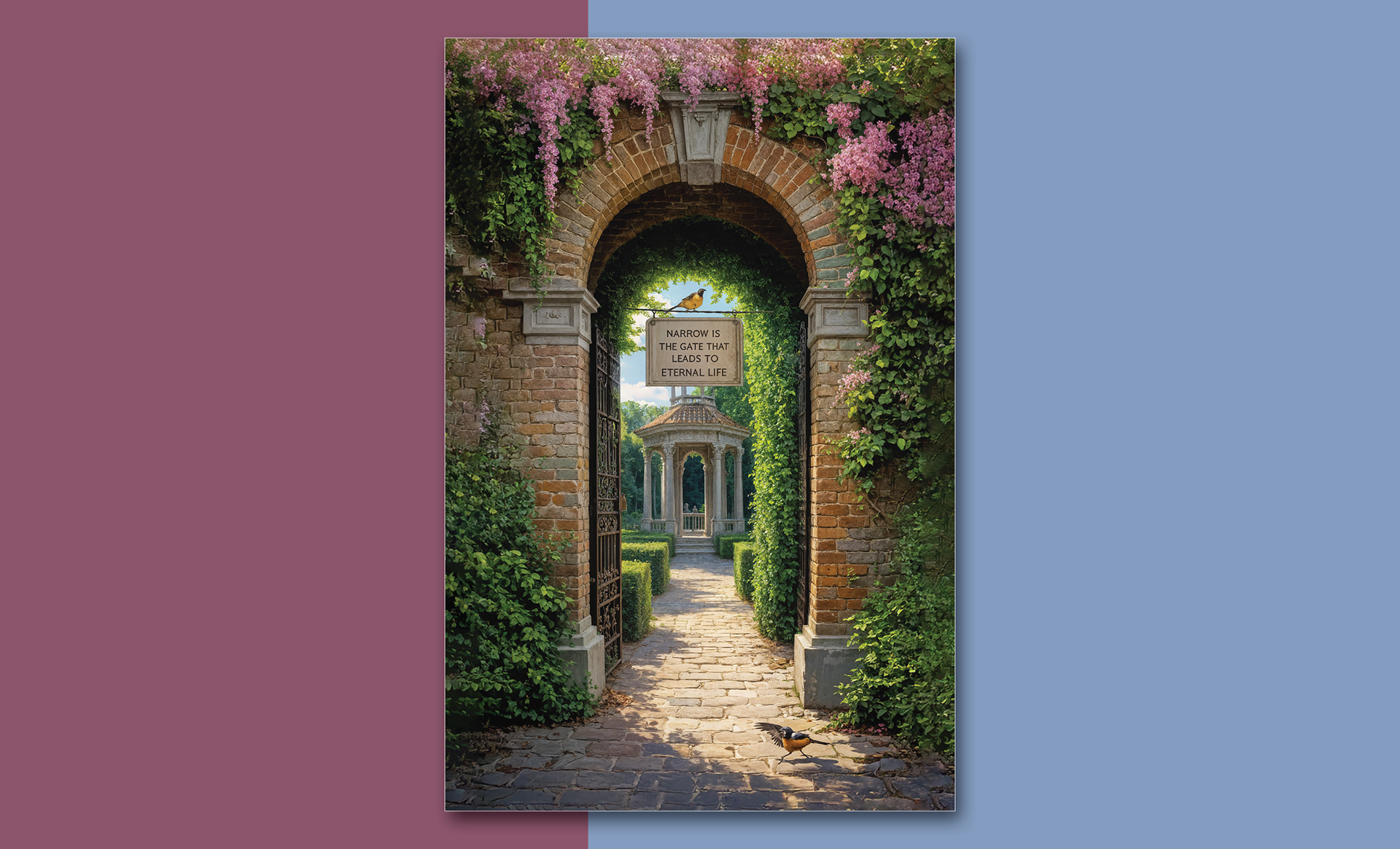 Brick Arch — inspired by Filoli Garden