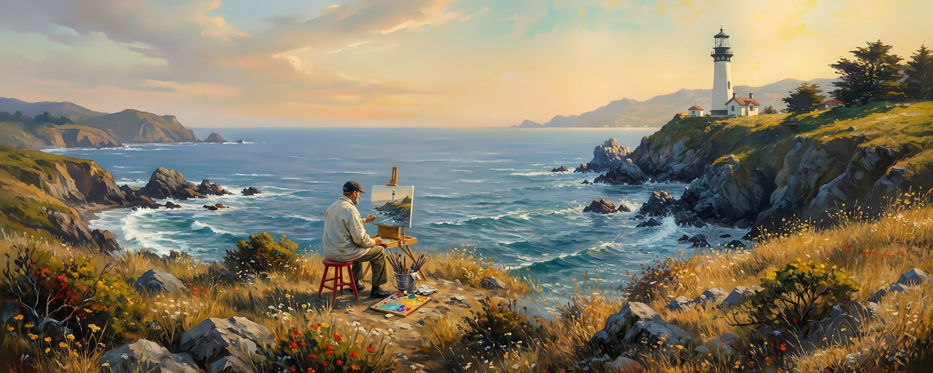 My favorite West Coast lighthouse, Pigeon Point Lighthouse