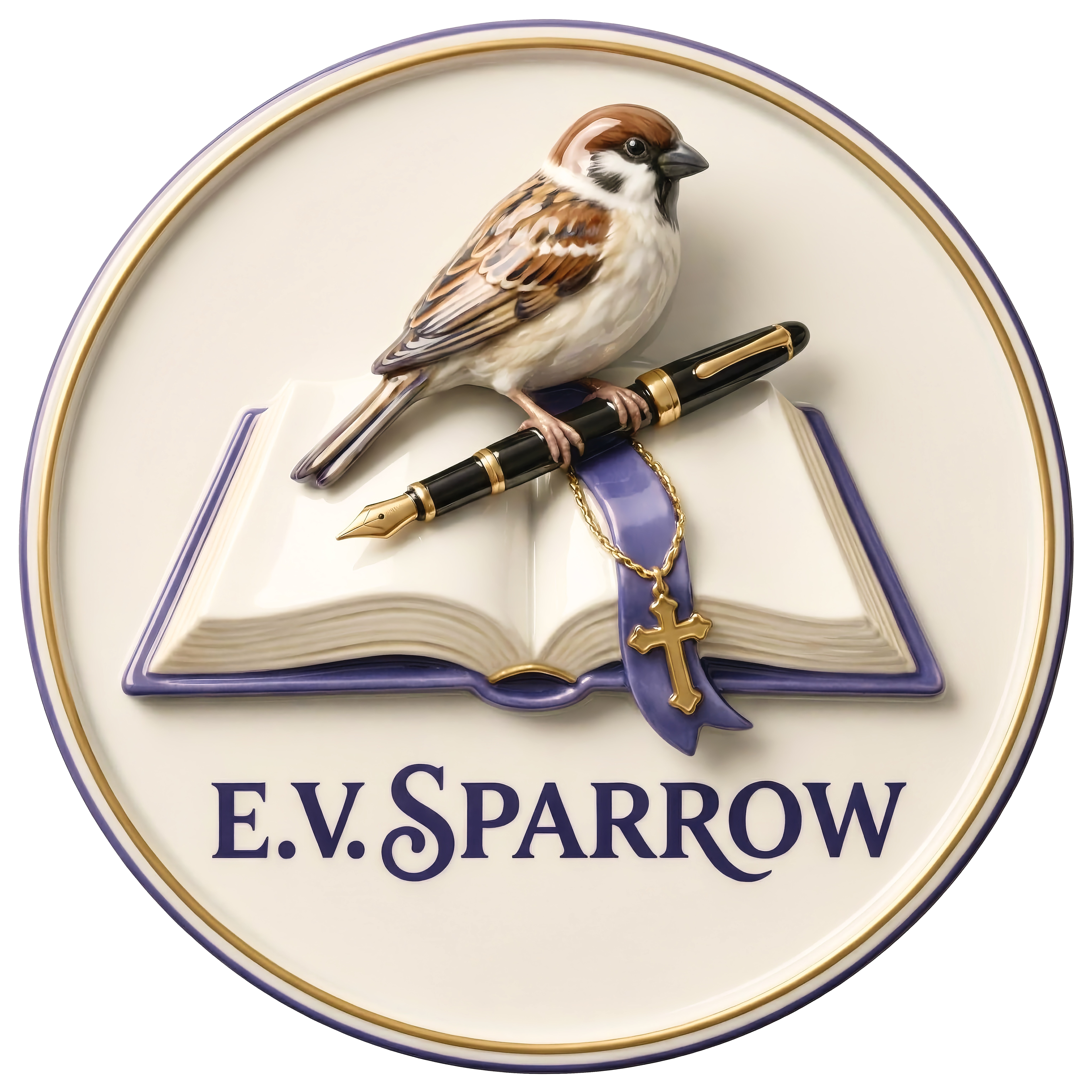 Logo for my wife, who uses this name as a pseudonym, having authored four books.