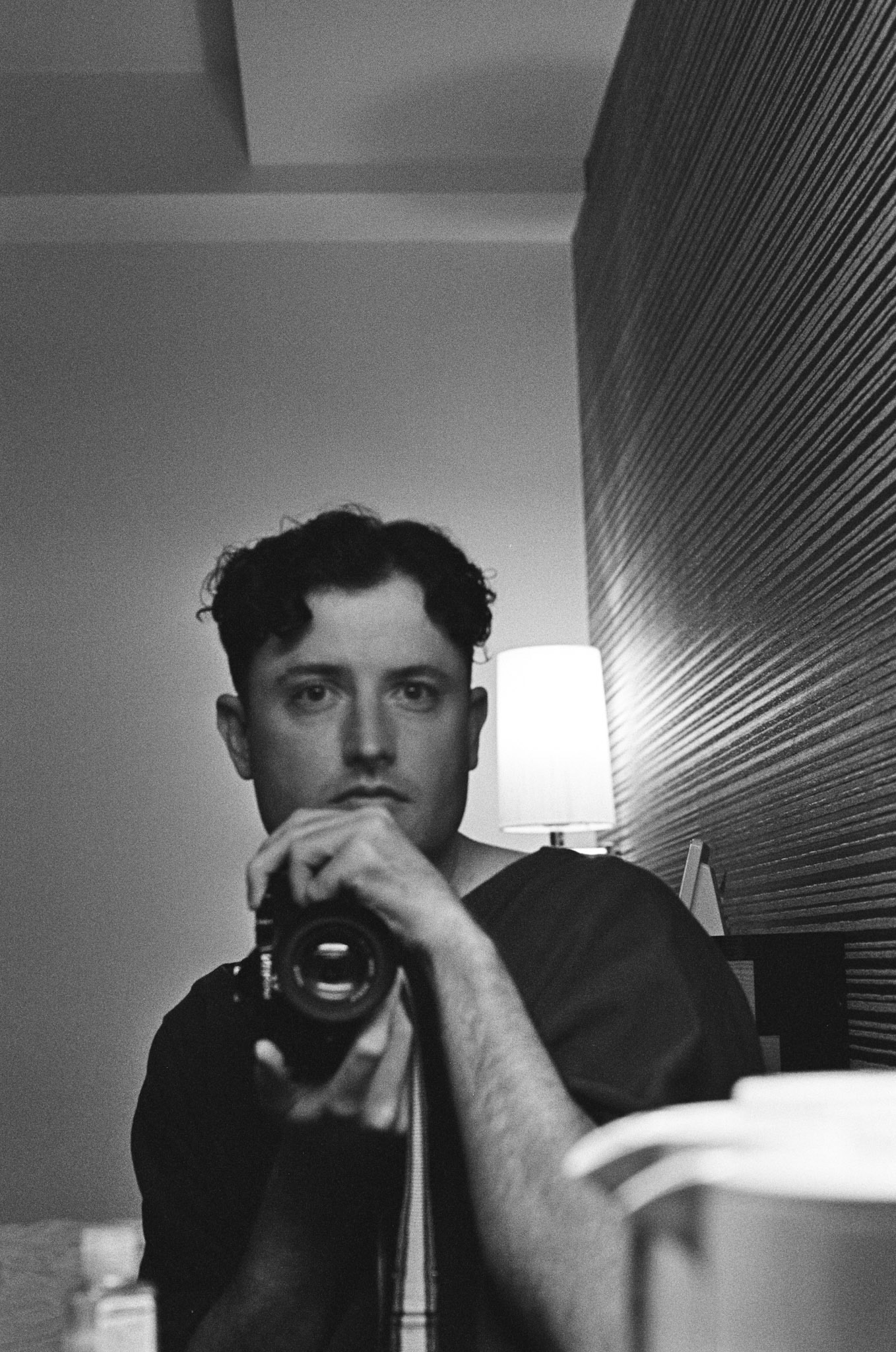 Unfocused self-portrait