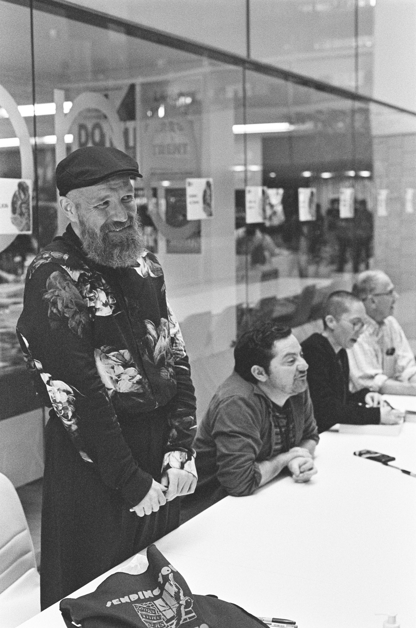 ‘Queer As’ panel signing table at BWF