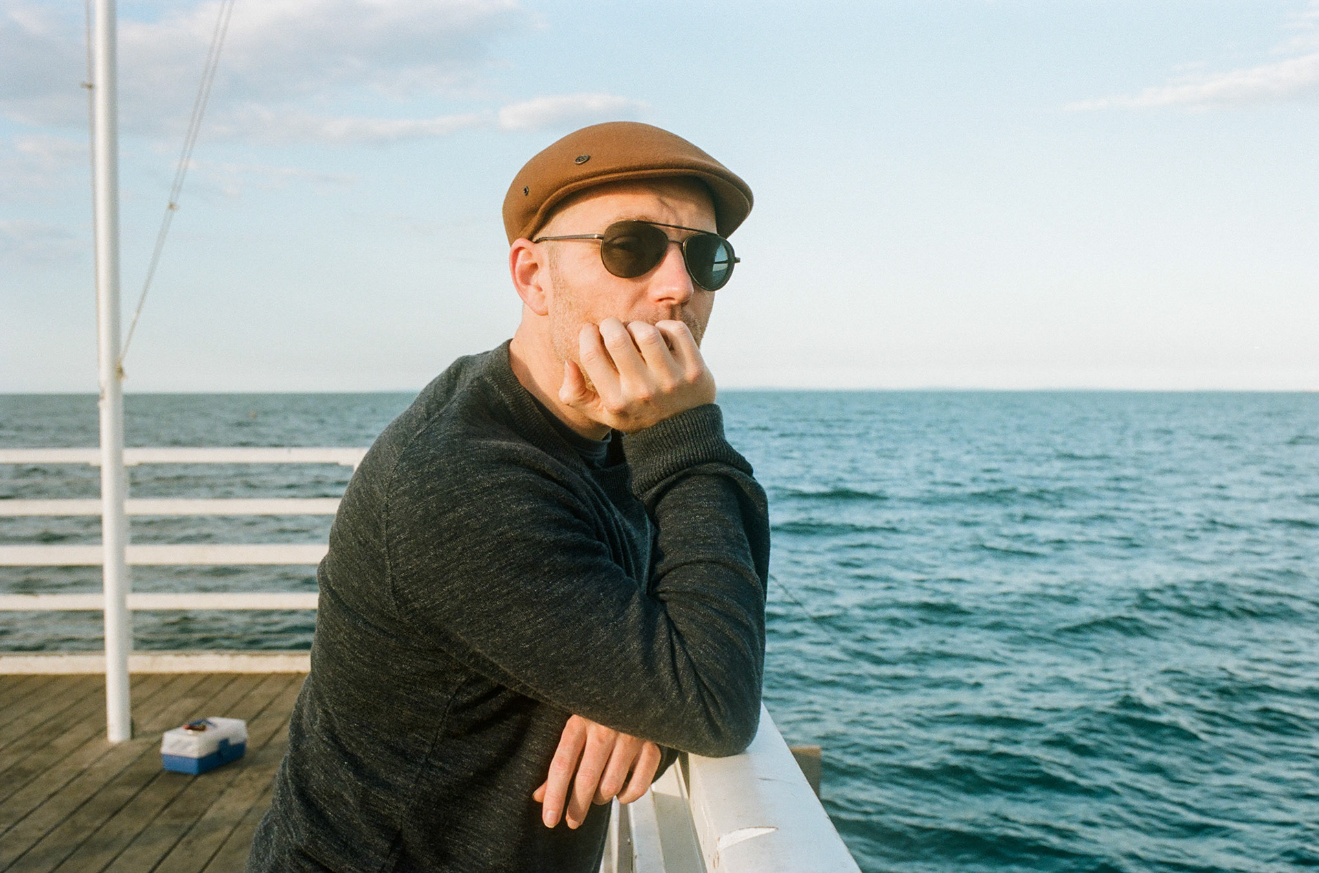 Jarad on Shorncliffe Pier