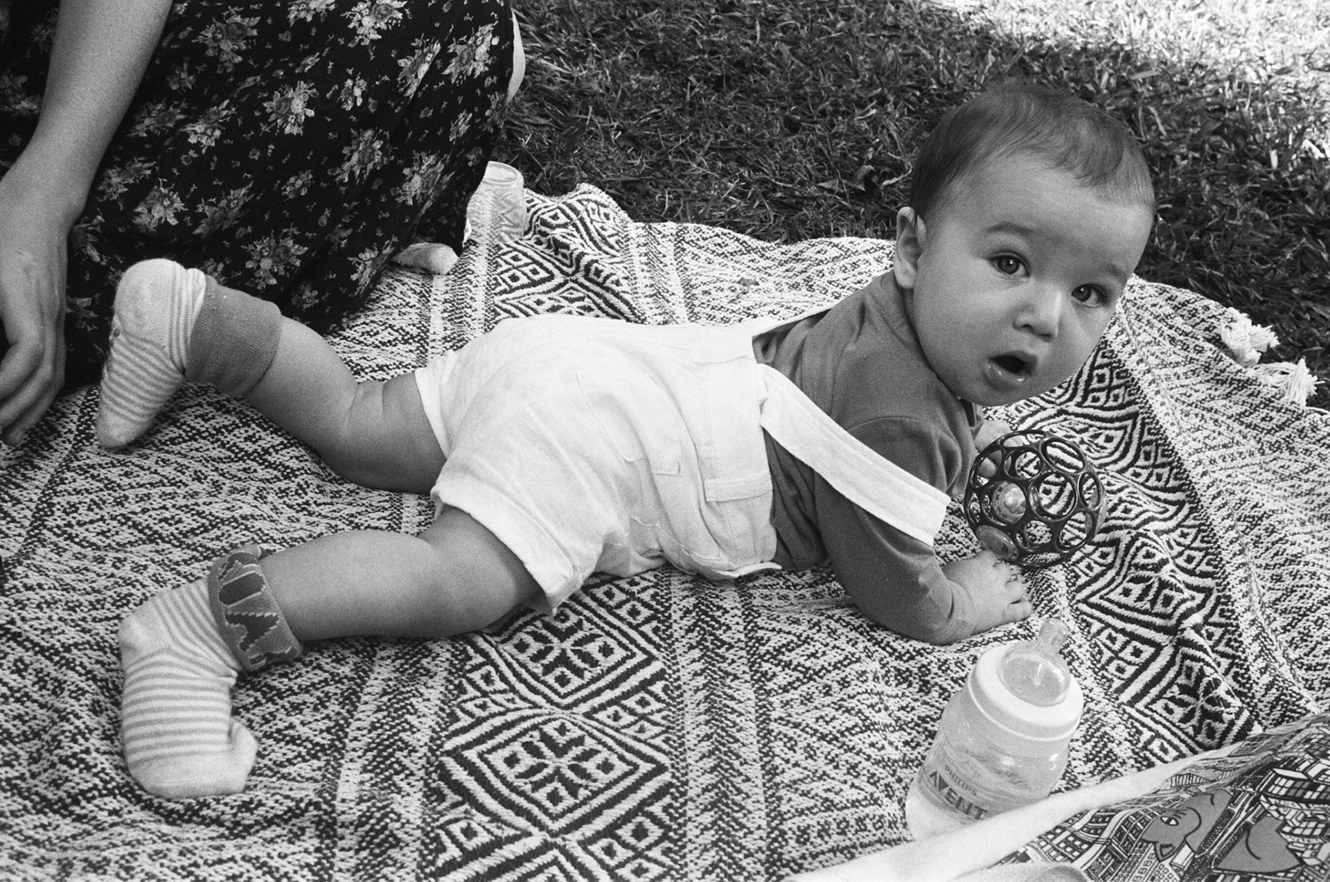 A pic of Nic at the picnic