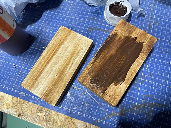 Painting a Wooden Box for Cigars