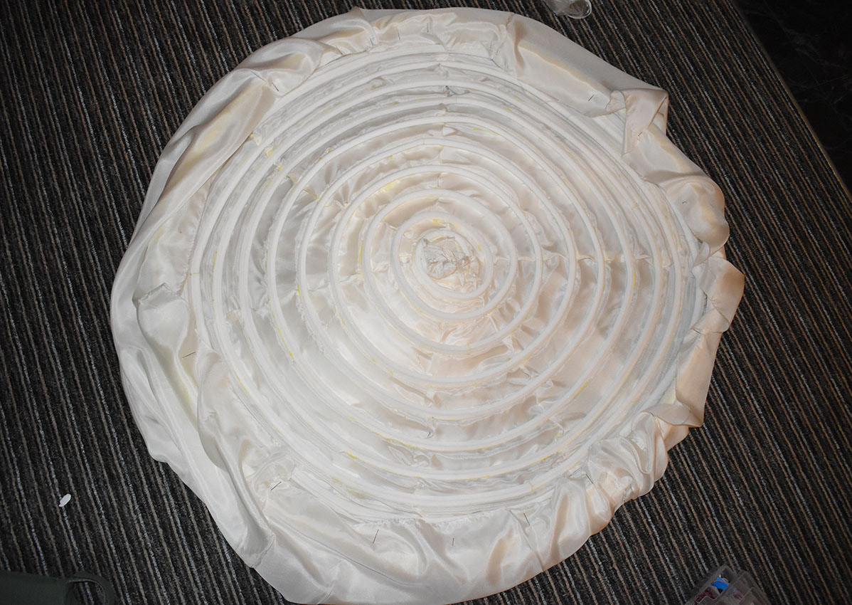 Foam Inner Structure of the Jellyfish