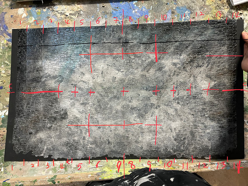 Dividing Sections into 8 by 4 feet