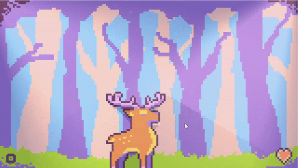 Gif of Flower Shower's game scene