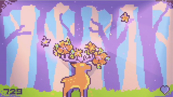 Gif of Flower Shower's end screen