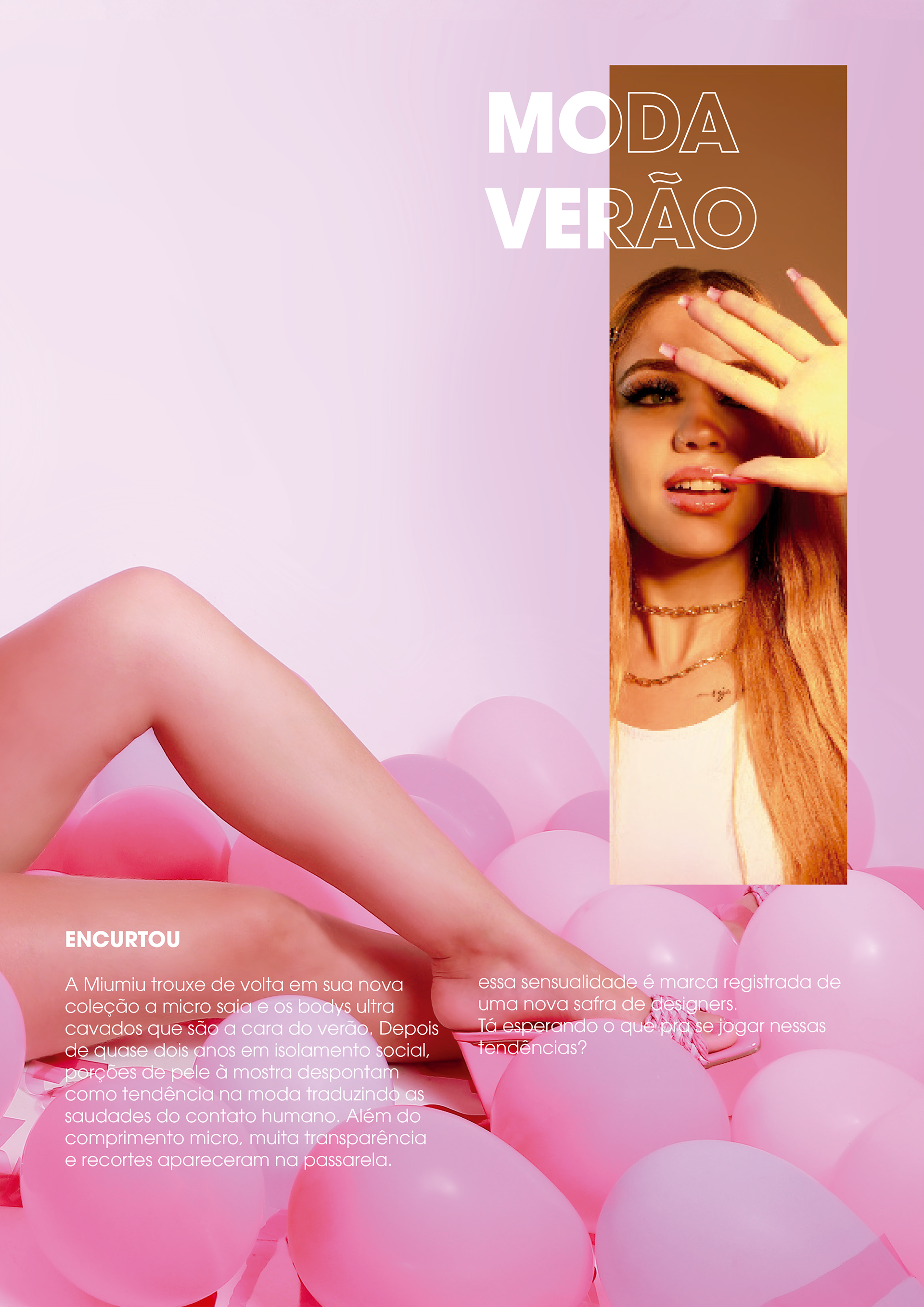 Matéria sobre moda verão.