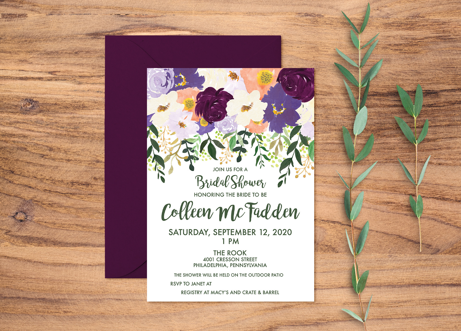 Invitation & Envelope