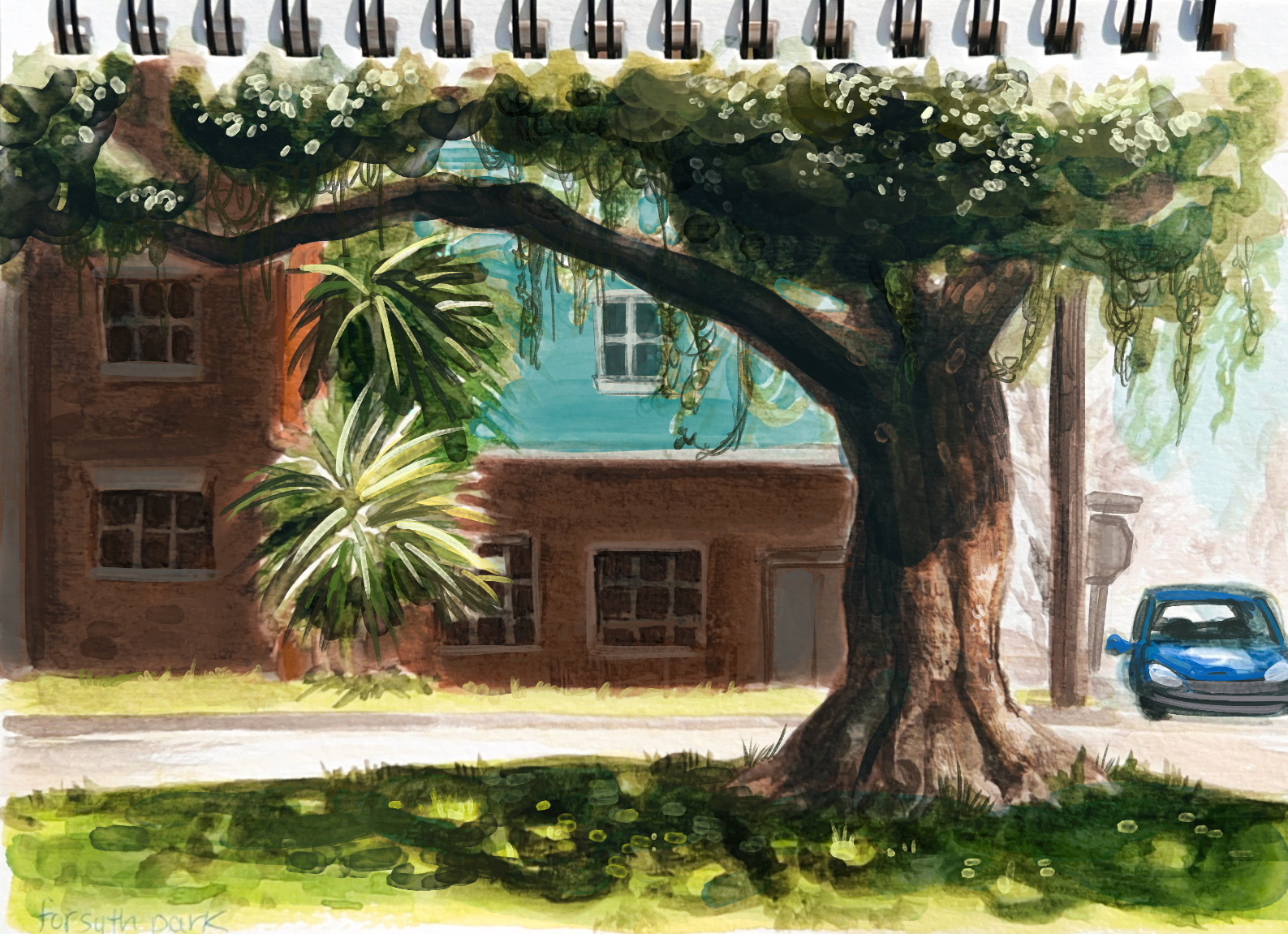 Plein air in the park