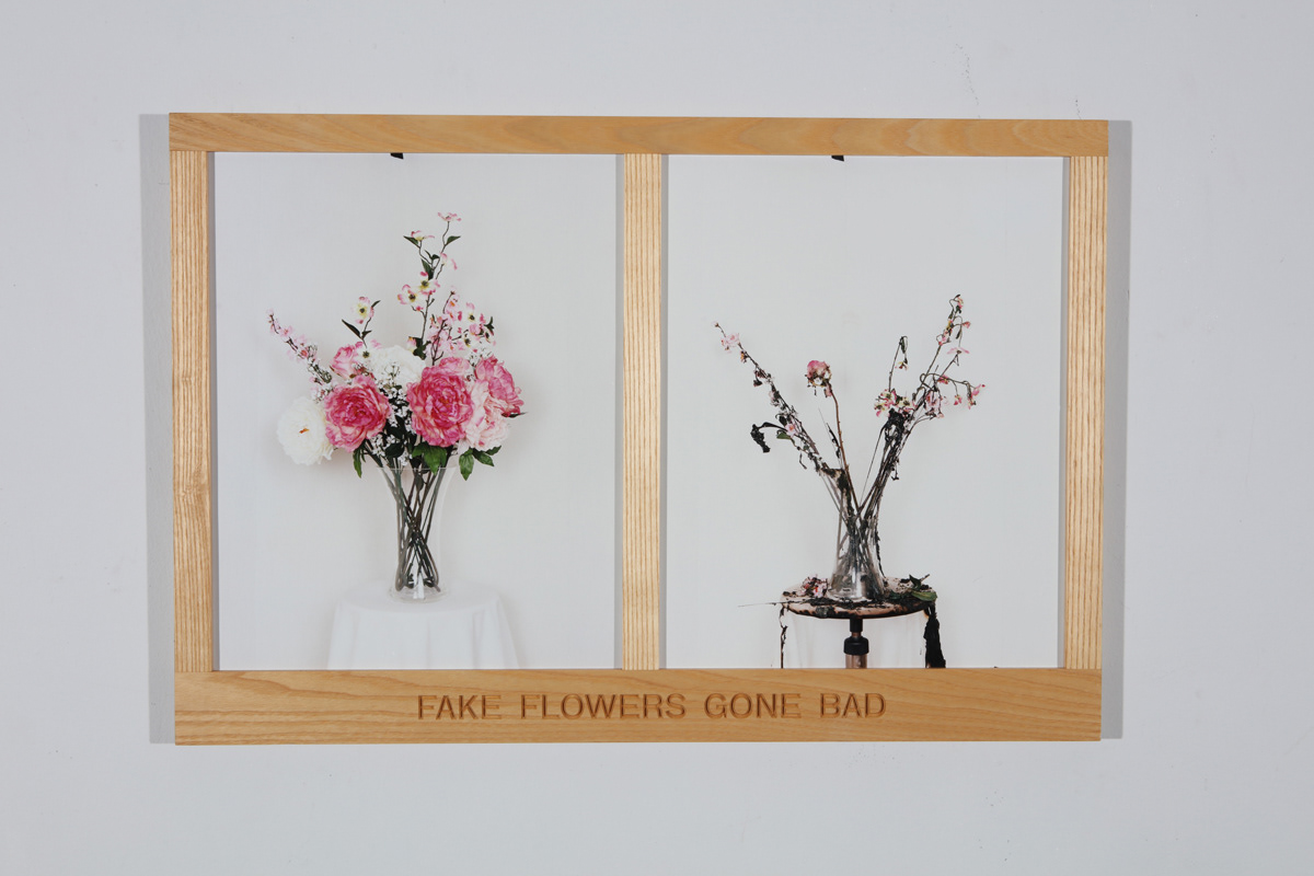 €1250. Exhibition Print. FAKE FLOWERS GONE BAD