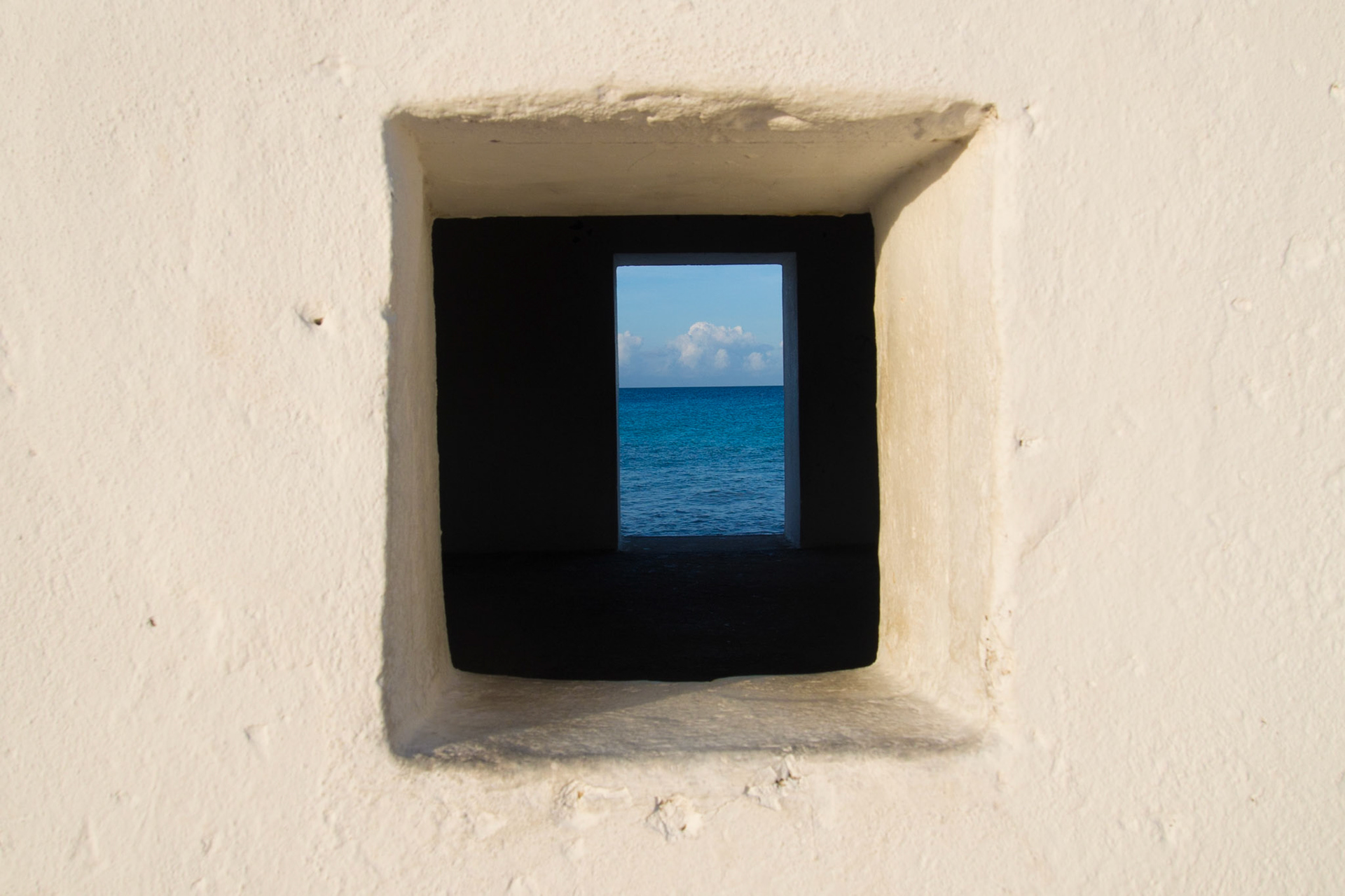 Slave huts at White Slave