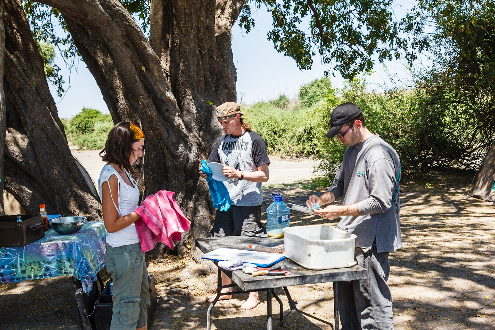 Camping along the Chobe River
