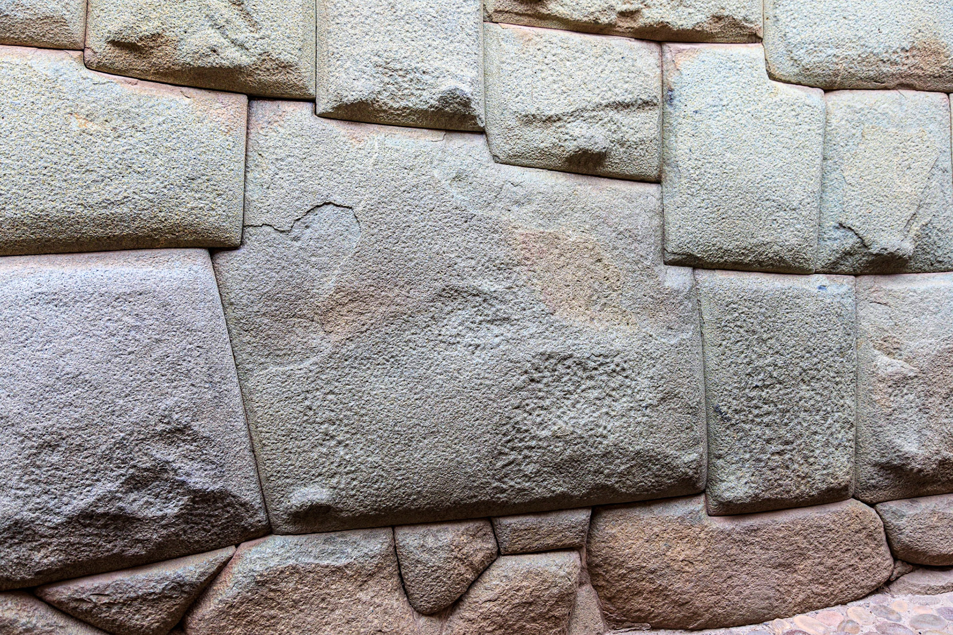 The famous 12-sided stone in Cusco