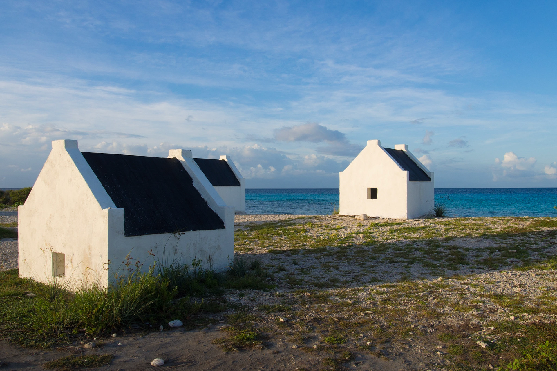 Slave huts at White Slave