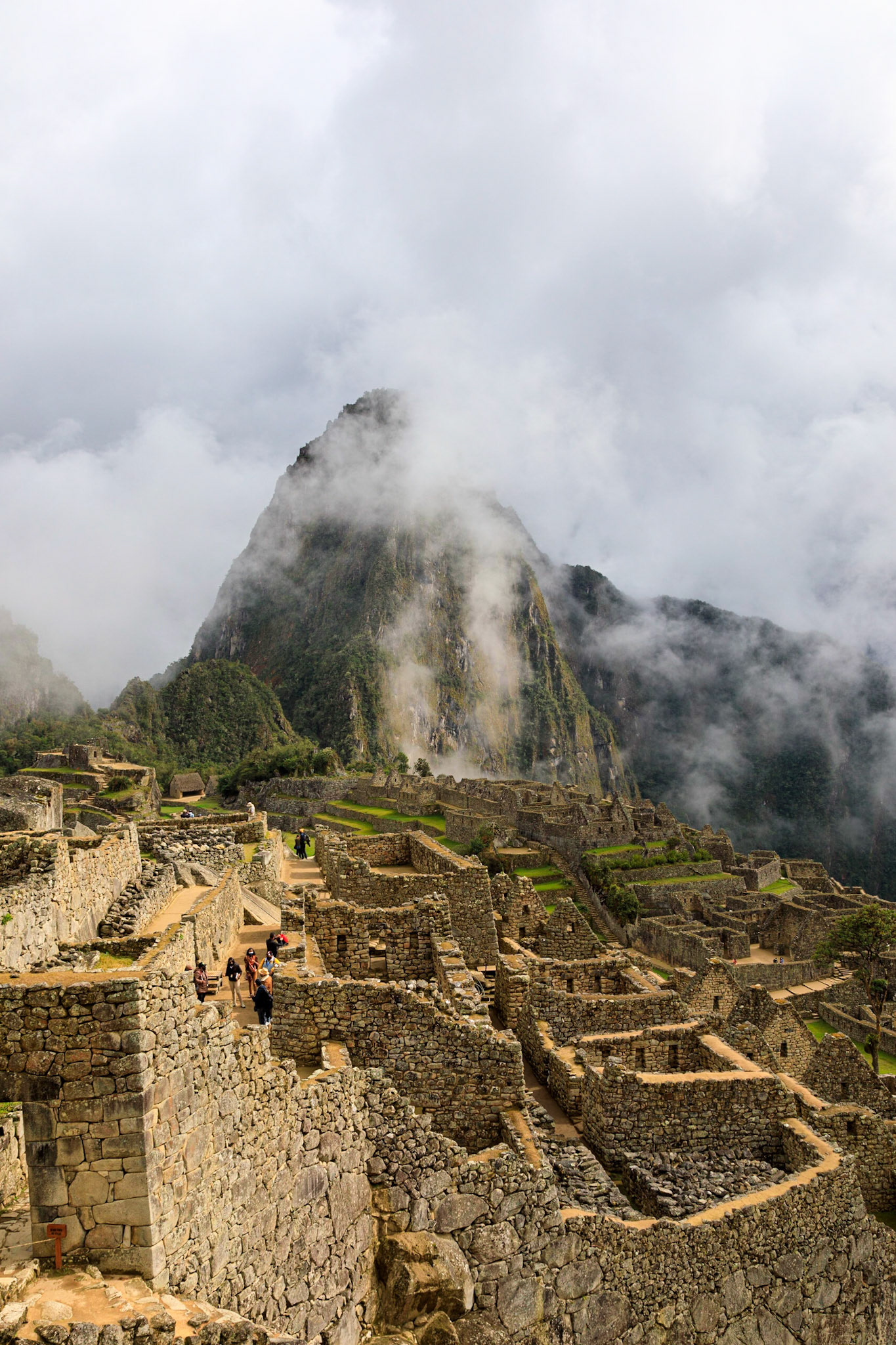 Machu Picchu with Huayna Picchu in the background