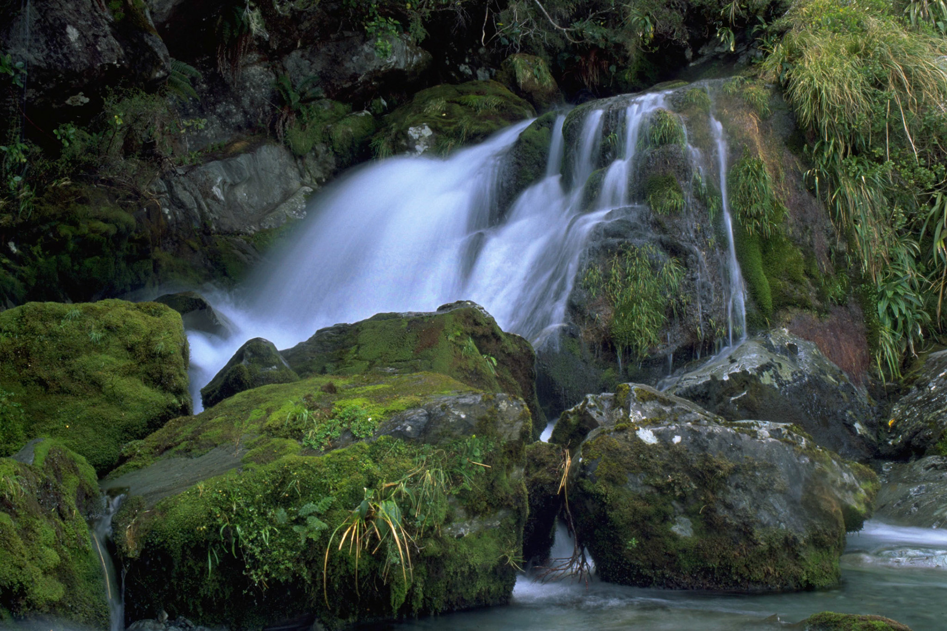 Waterfall on the Routeburn Track