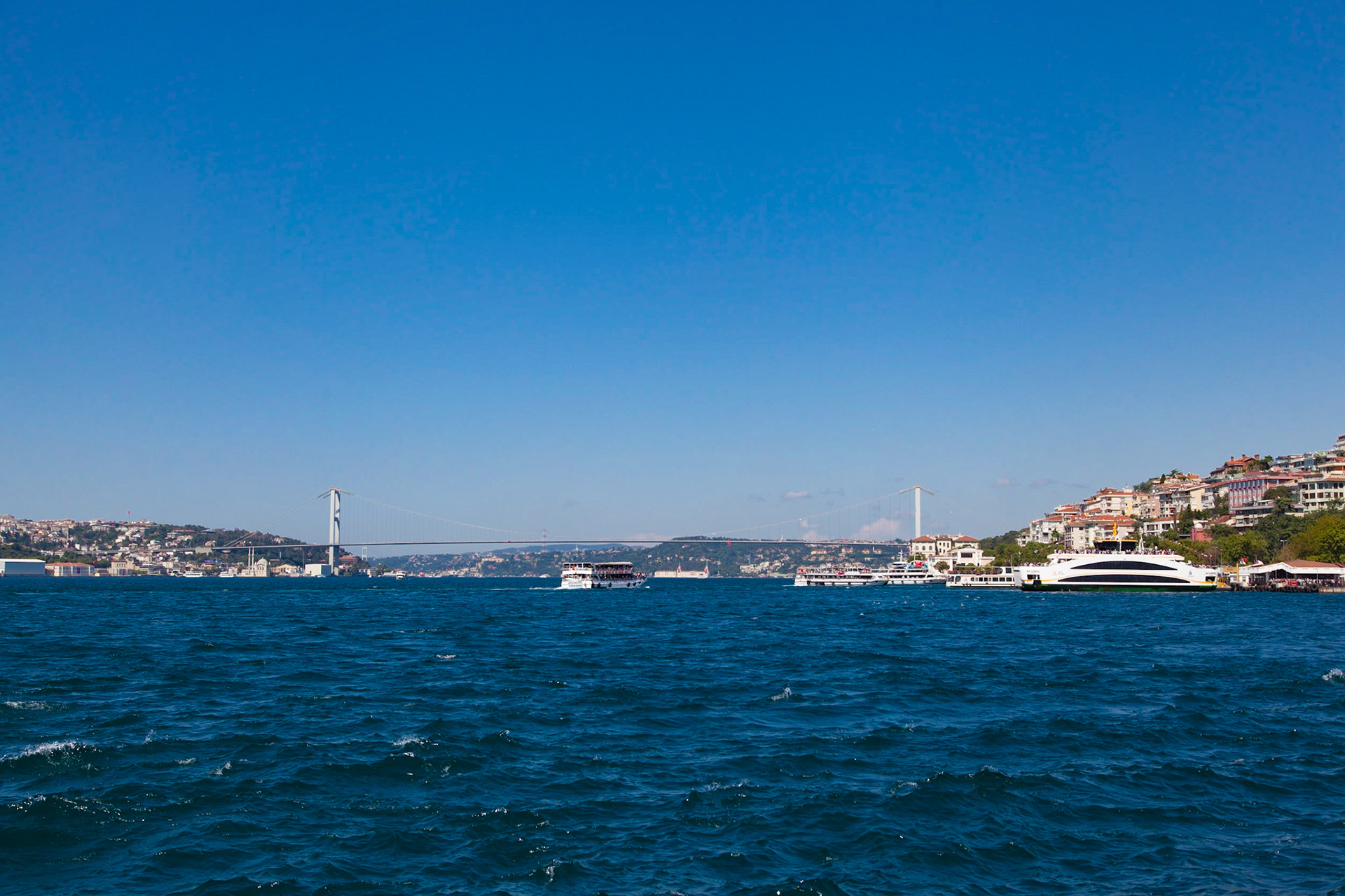 The bridge over the Bosporus