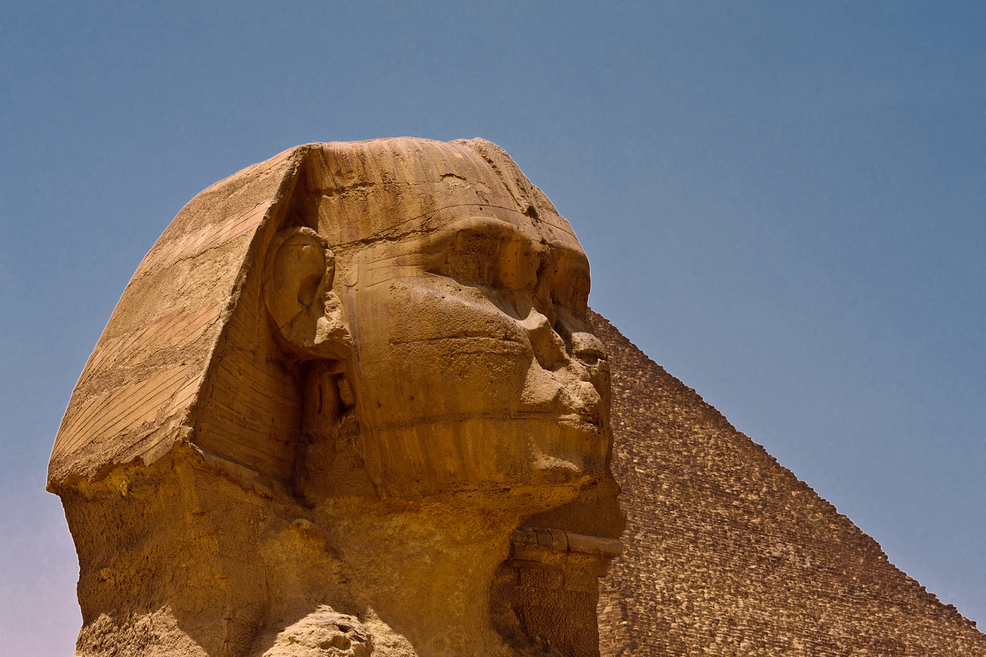Sphinx and Pyramids of Giza