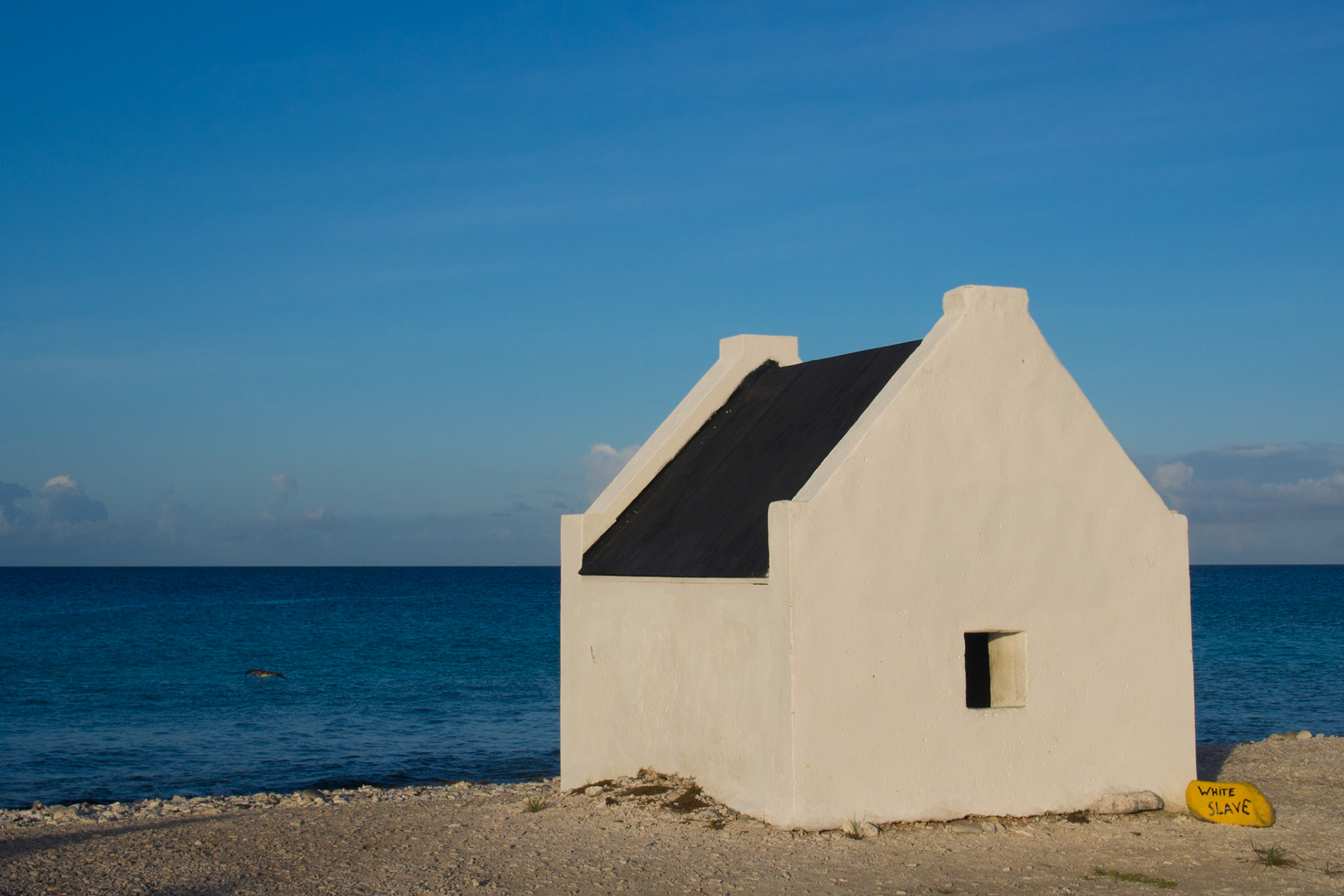 Slave huts at White Slave