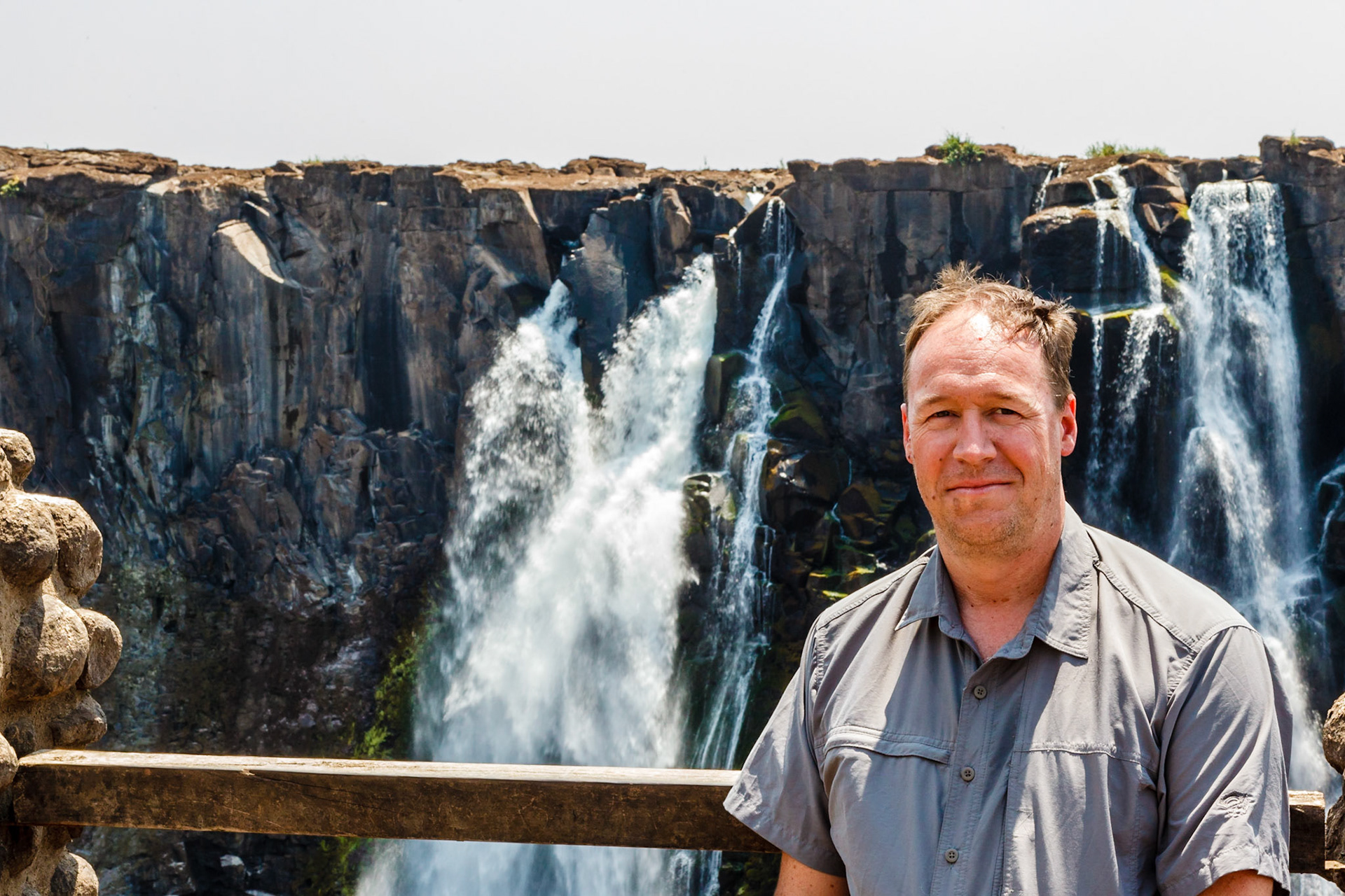 Me at Victoria Falls